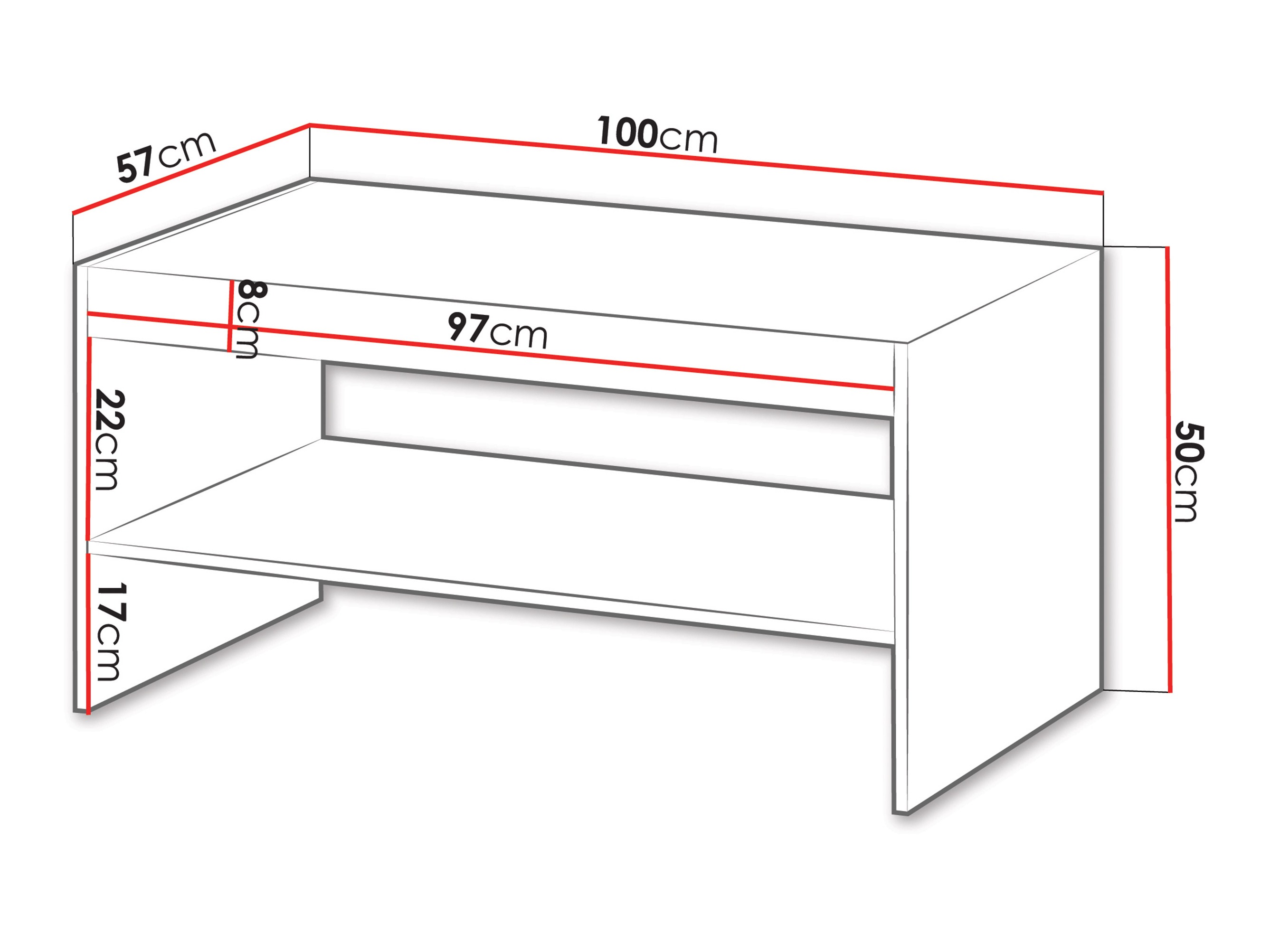 Žurnālu galdiņš Evavese 107 (Bēšs)
