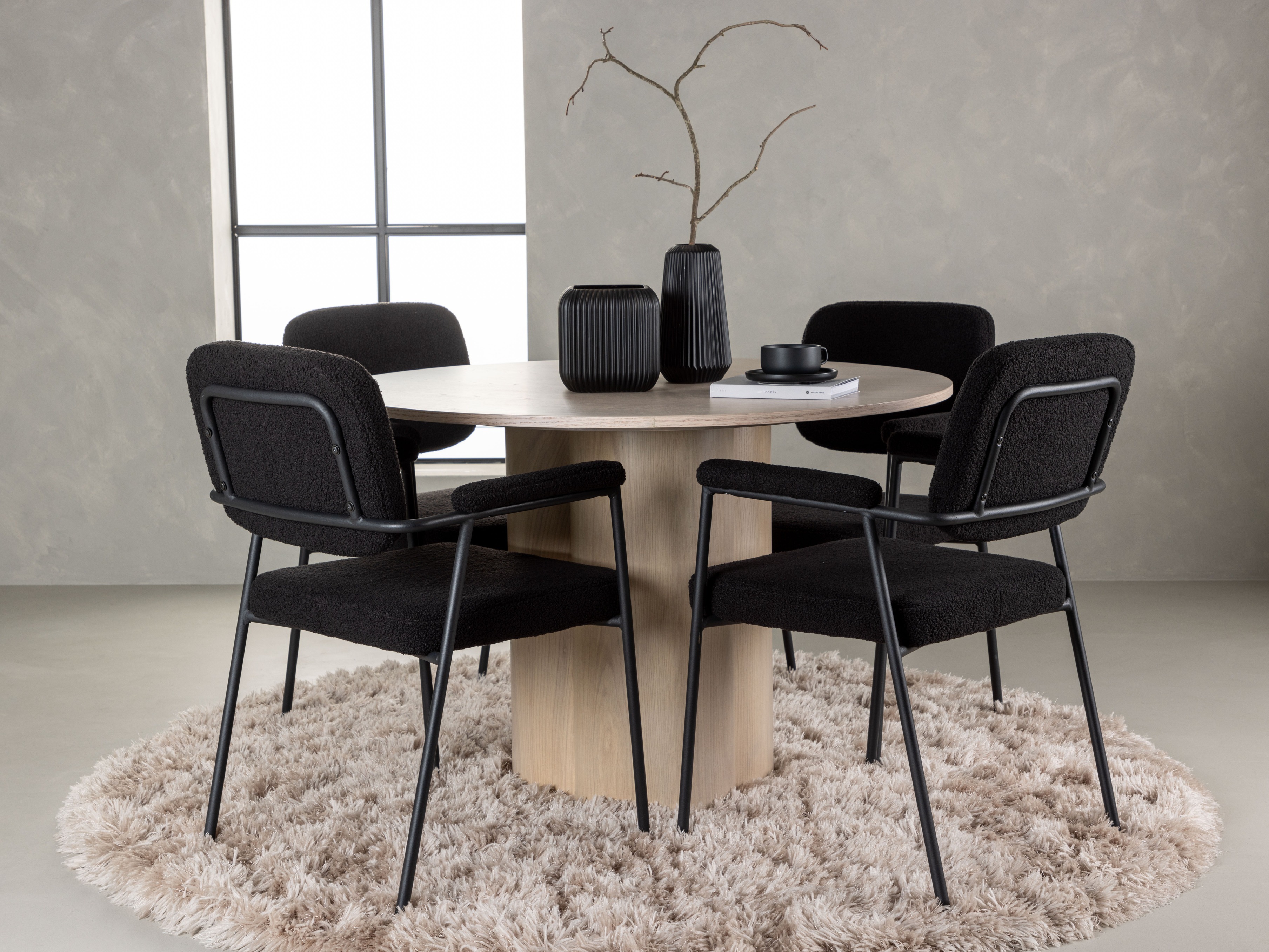 Ēdamistabas komplekts Dallas 4358 (Gaišs koks)