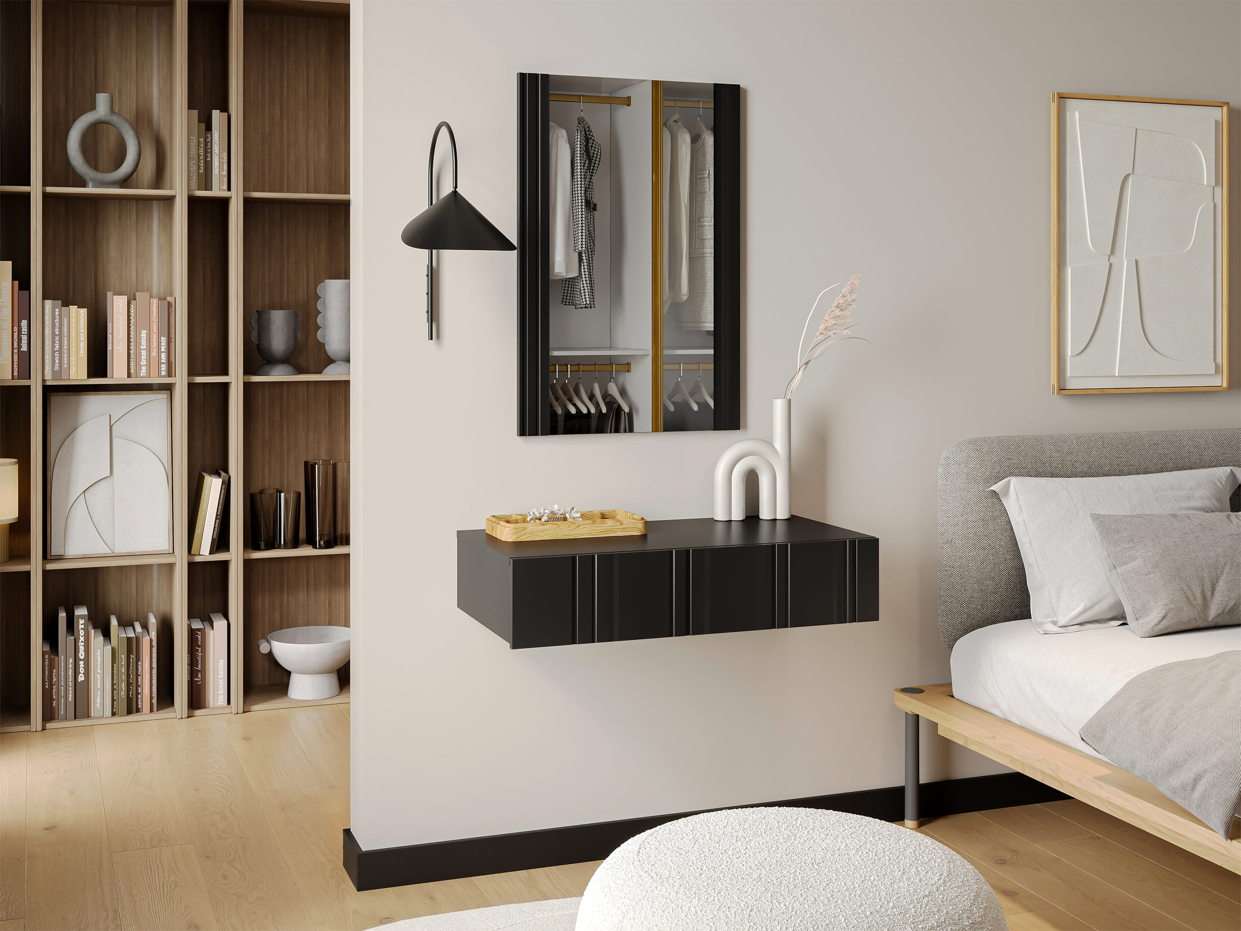 Grima galds Evavese 109 (Melns)