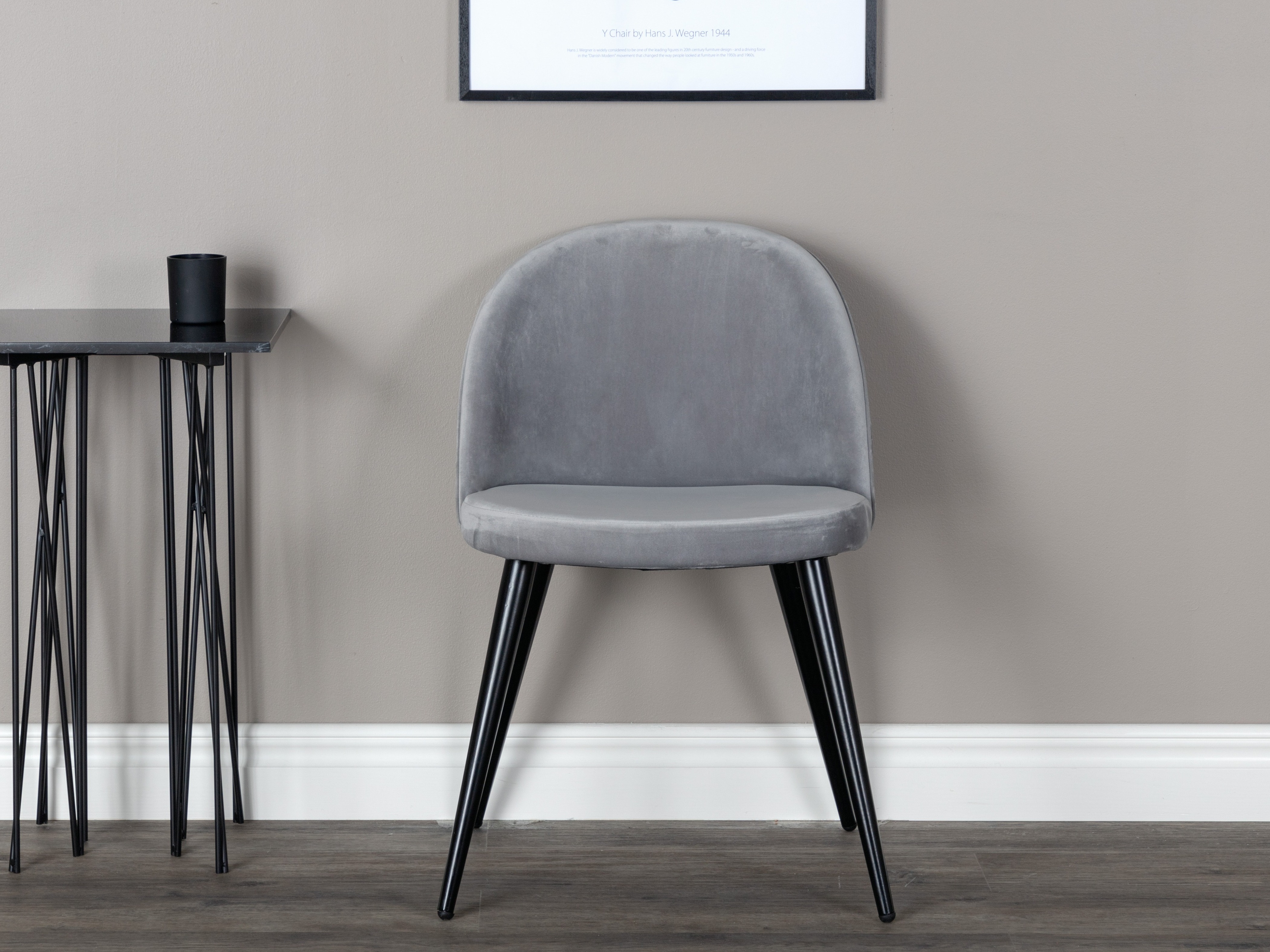 Krēsls Dallas 3809 (Pelēks + Melns)