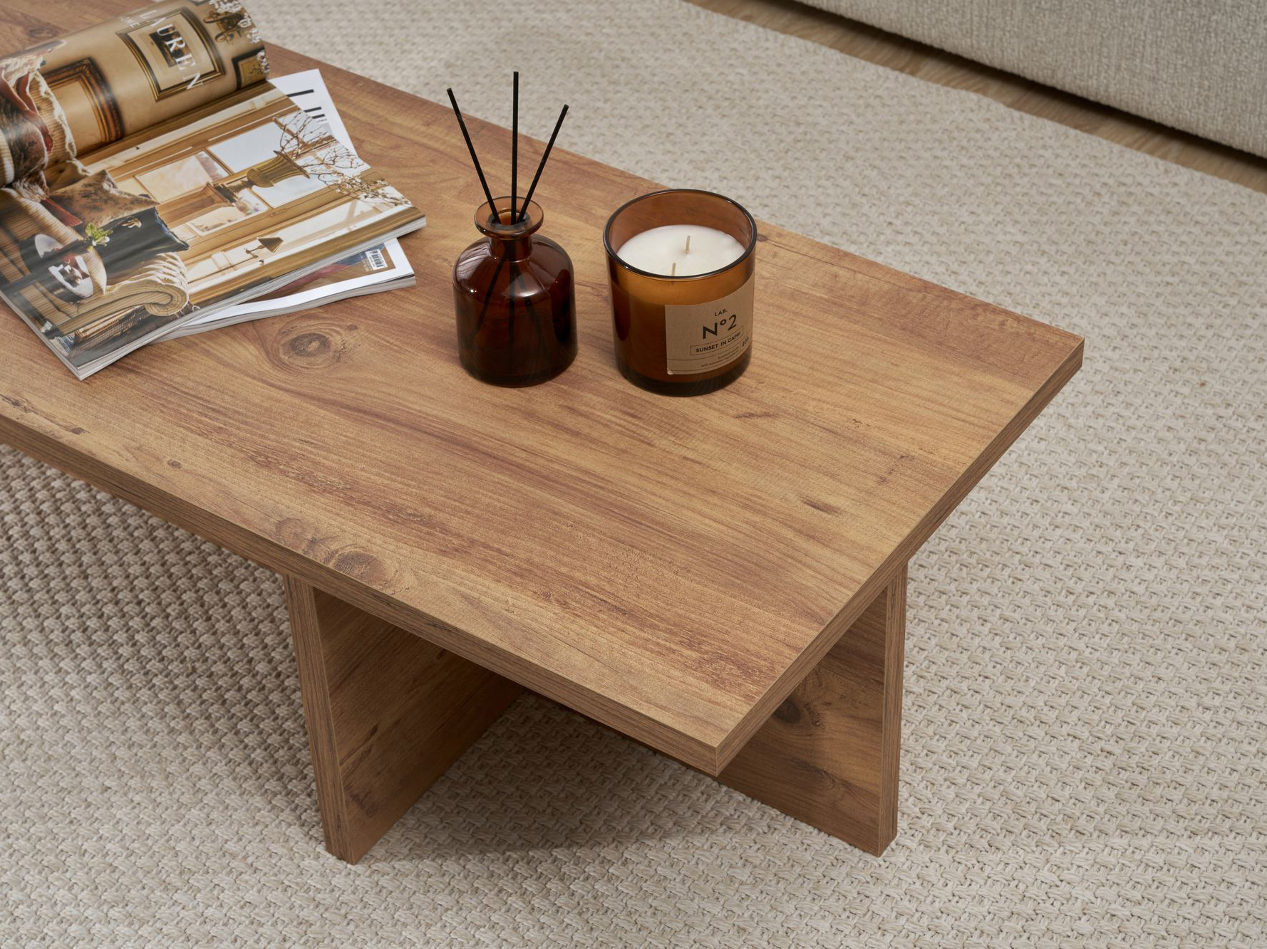 Žurnālu galdiņš Novato 136 (Priede)