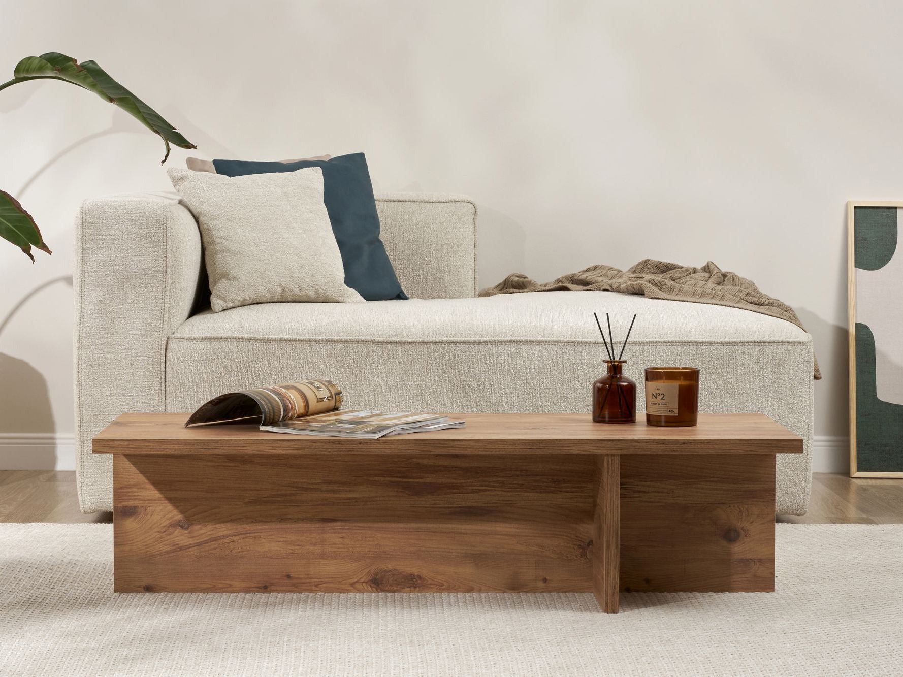 Žurnālu galdiņš Novato 136 (Priede)