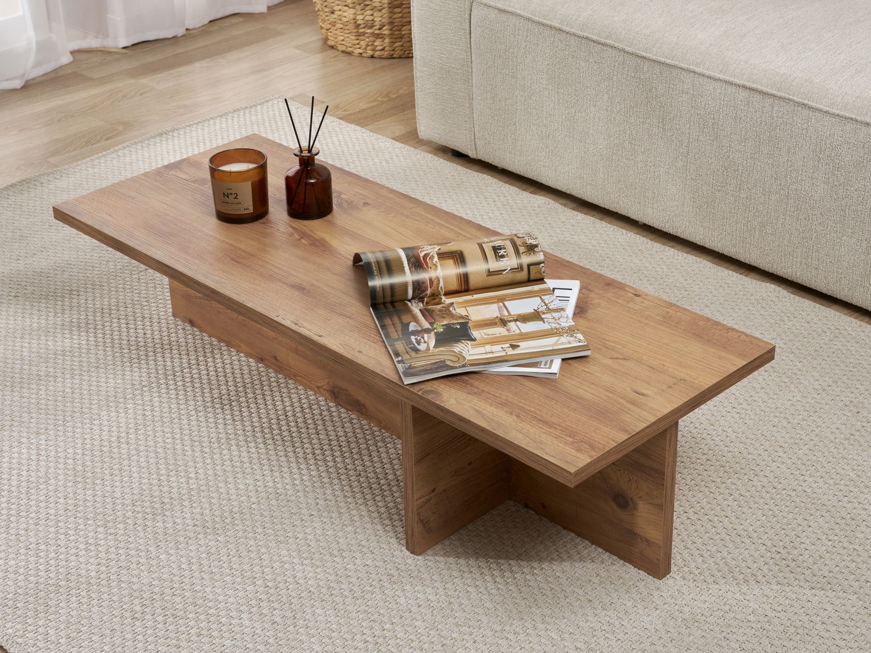 Žurnālu galdiņš Novato 136 (Priede)