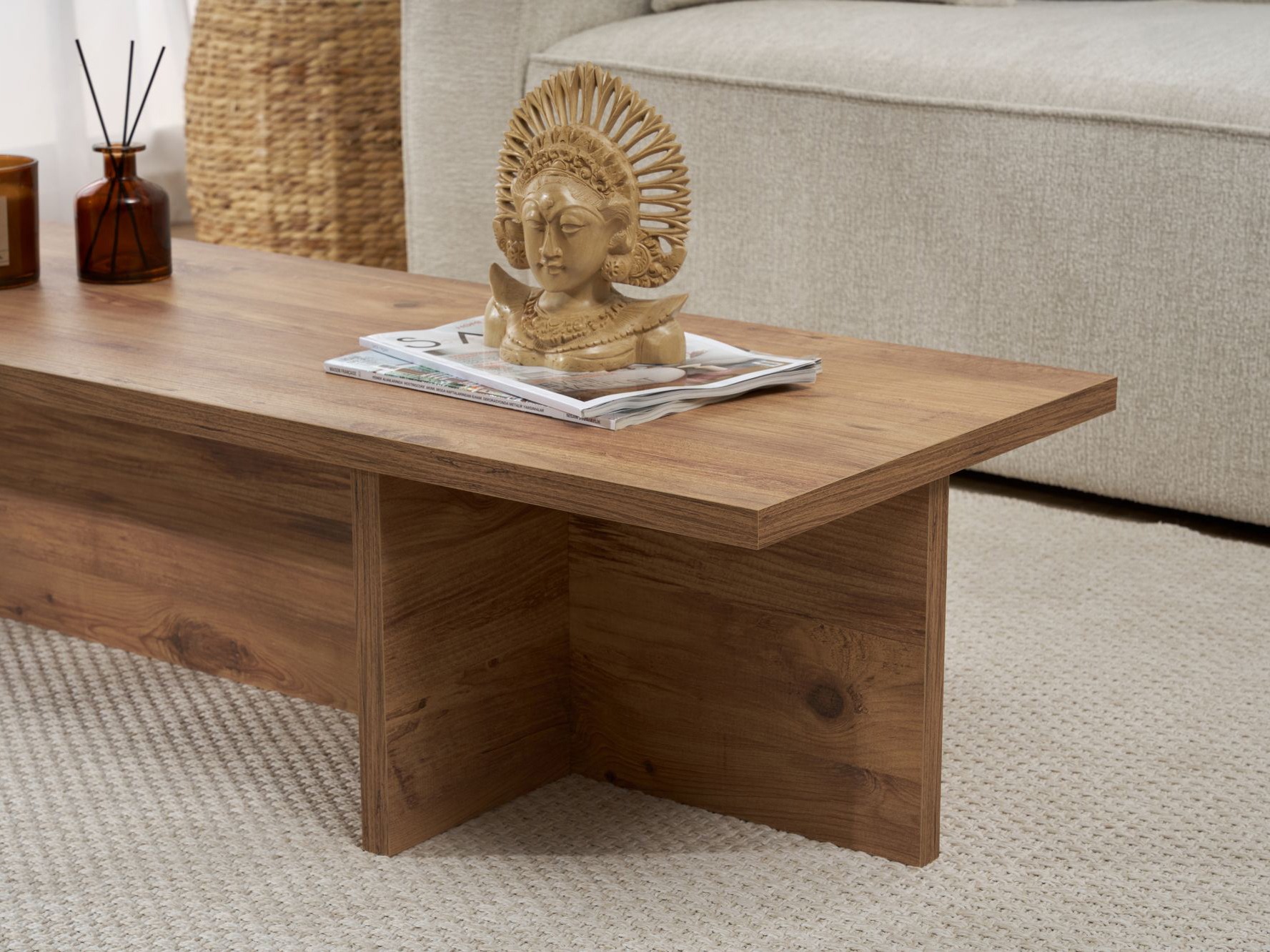 Žurnālu galdiņš Novato 136 (Priede)