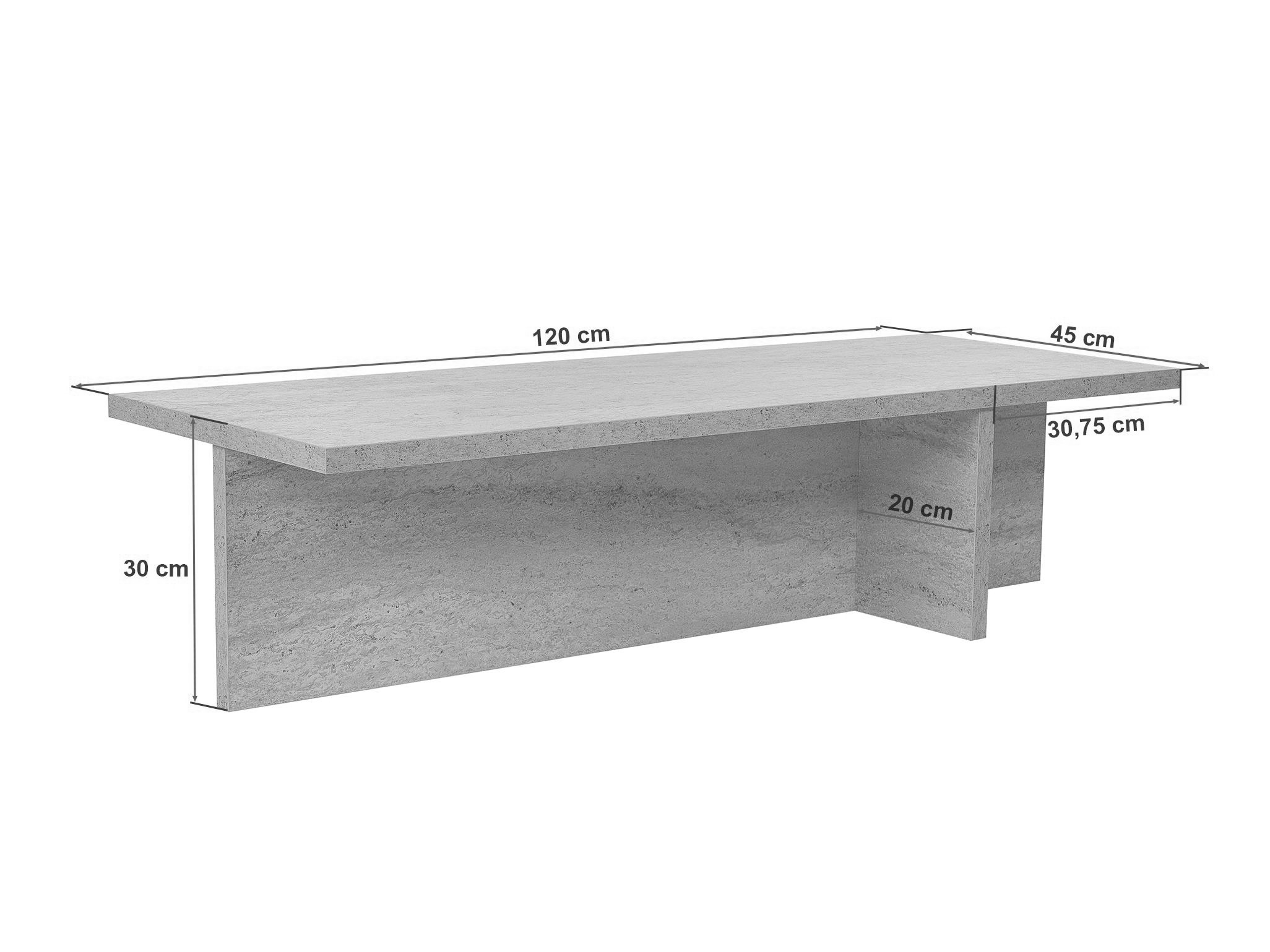 Žurnālu galdiņš Novato 136 (Priede)