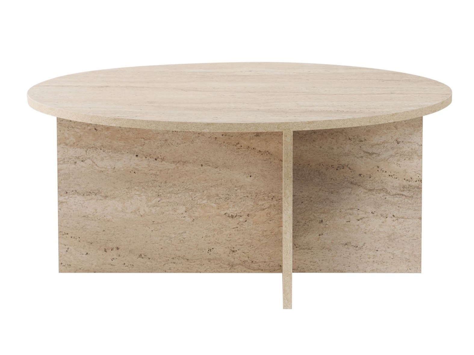 Žurnālu galdiņš Novato 137 (Gaišs travertīns)