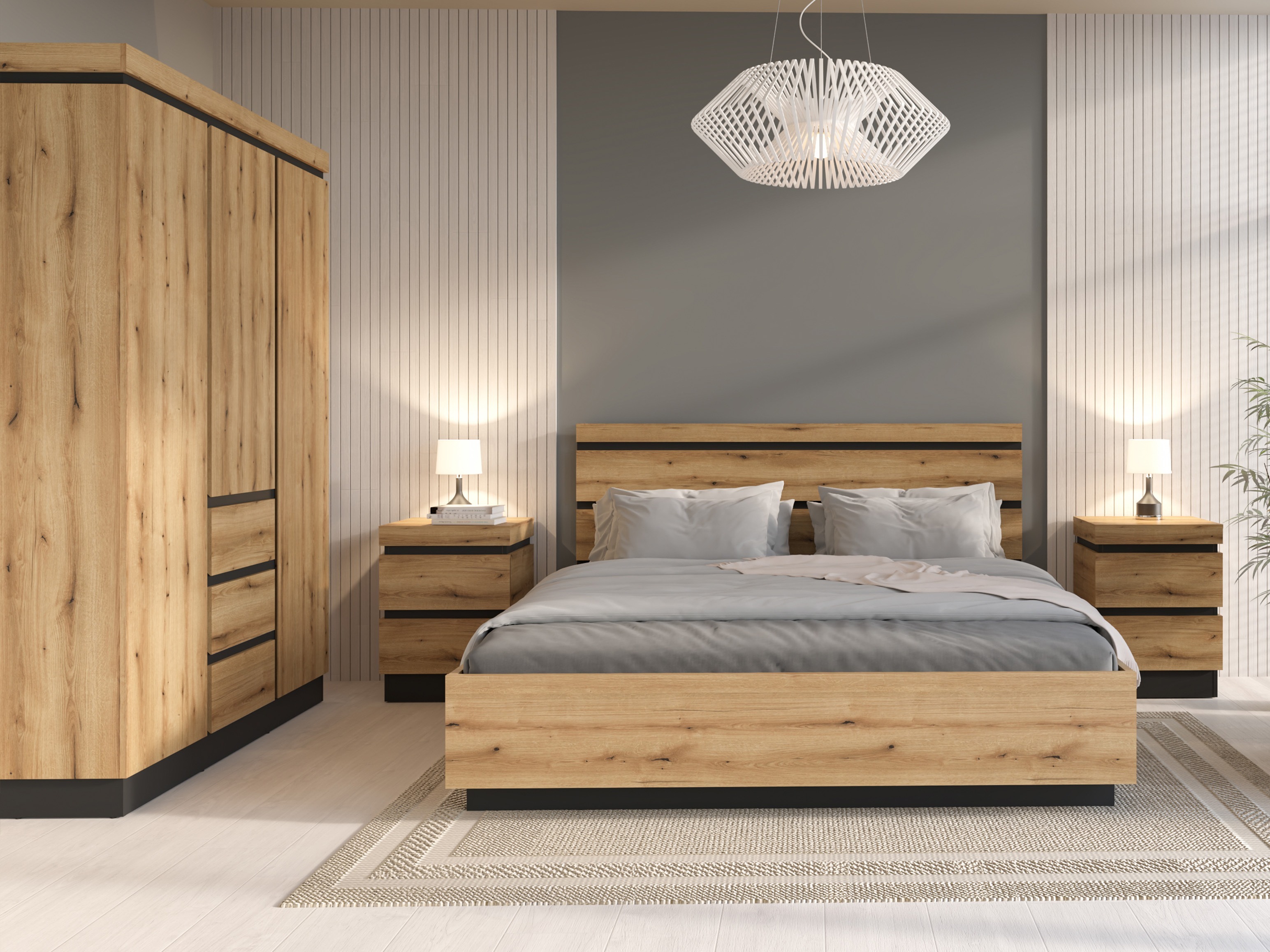 Guļamistabas komplekts Enocira 133 (Nav)