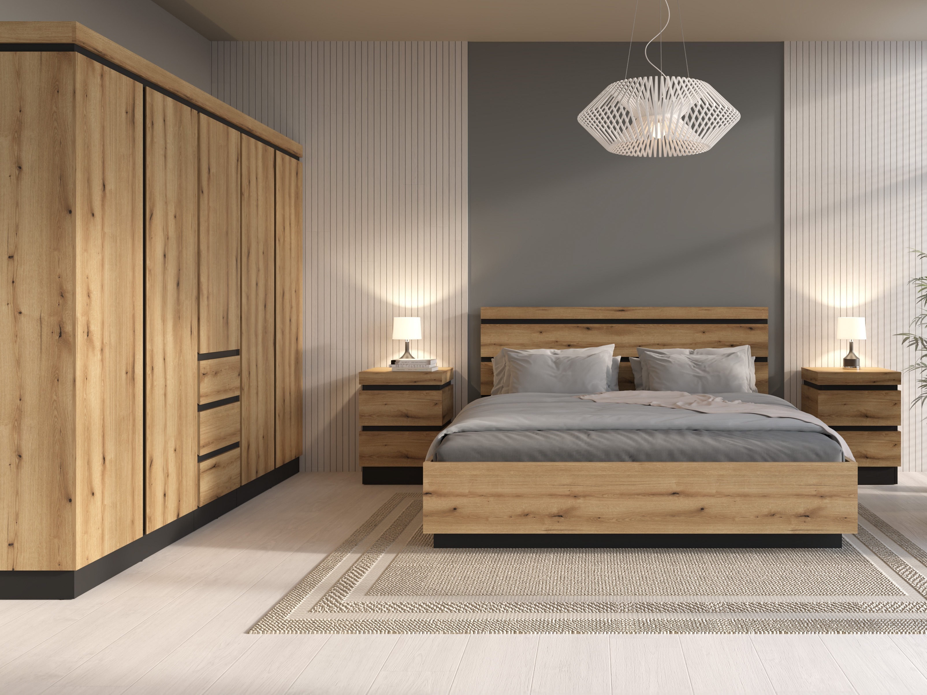 Guļamistabas komplekts Enocira 133 (Nav)