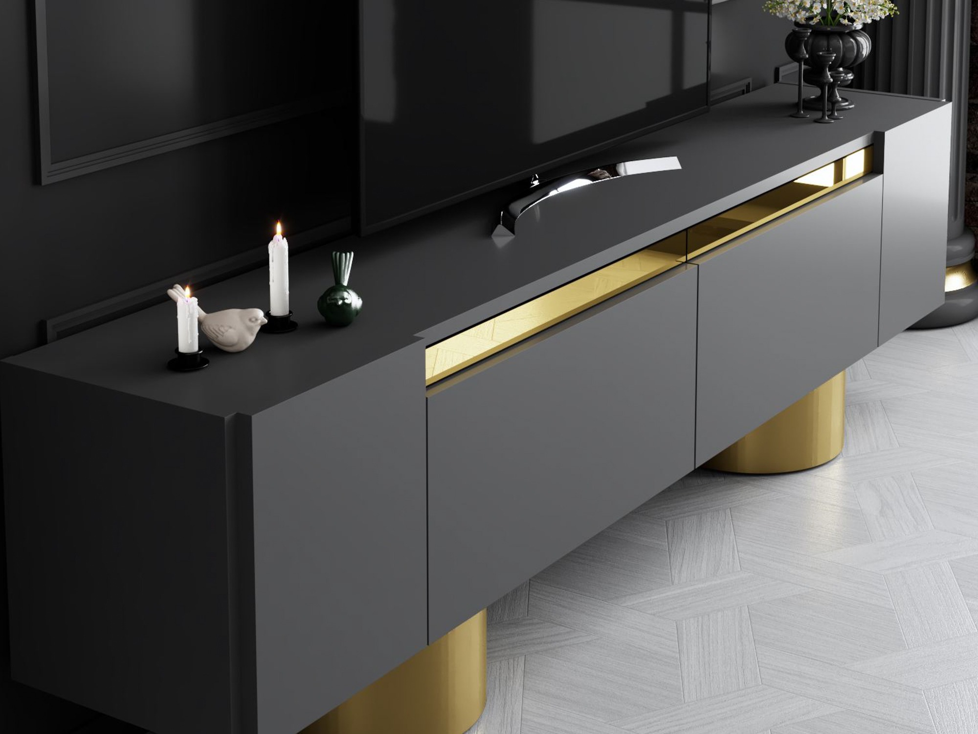 TV galds Kailua 2669 (Antracīts)