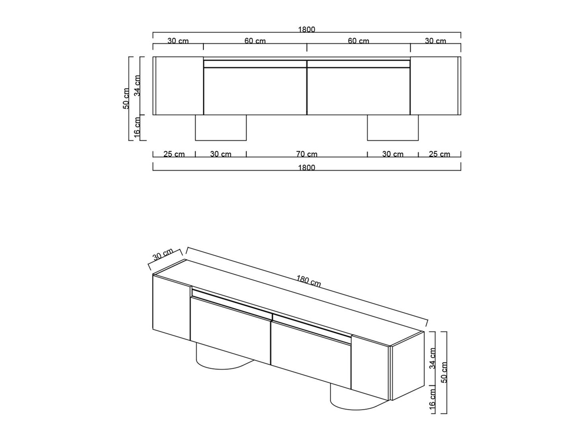 TV galds Kailua 2669 (Antracīts)