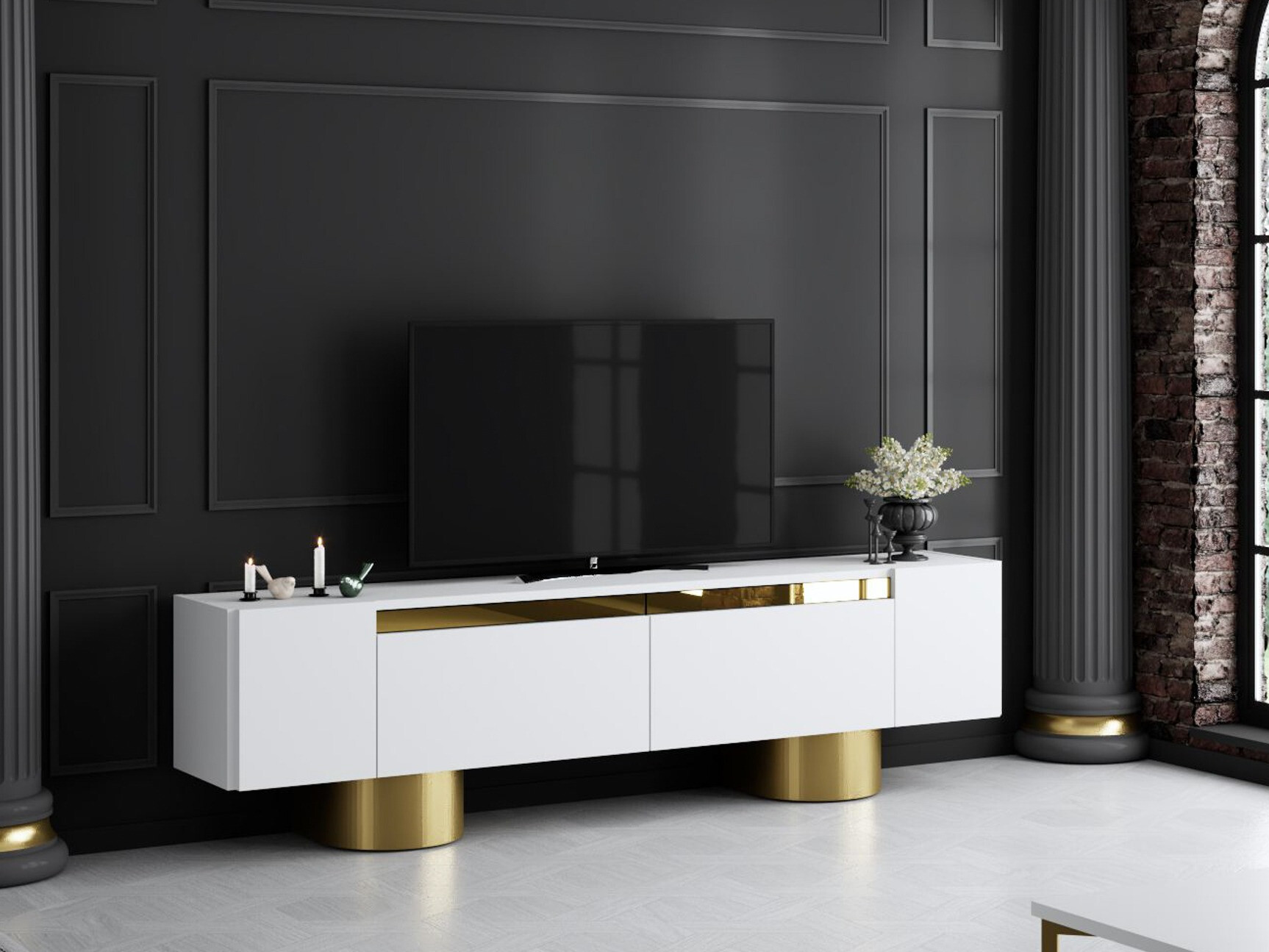 TV galds Kailua 2669 (Balts)