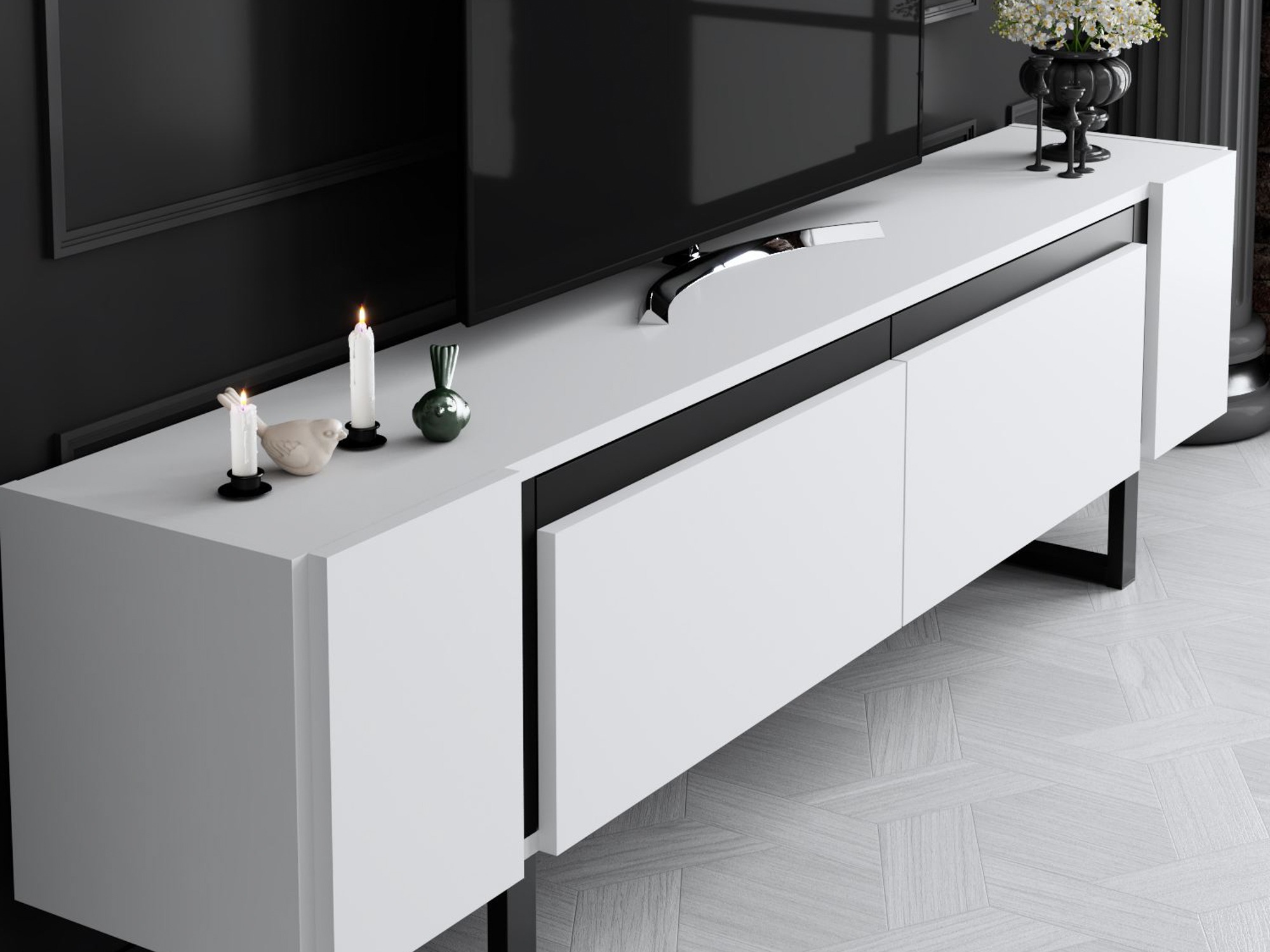 TV galds Kailua 2670 (Balts)