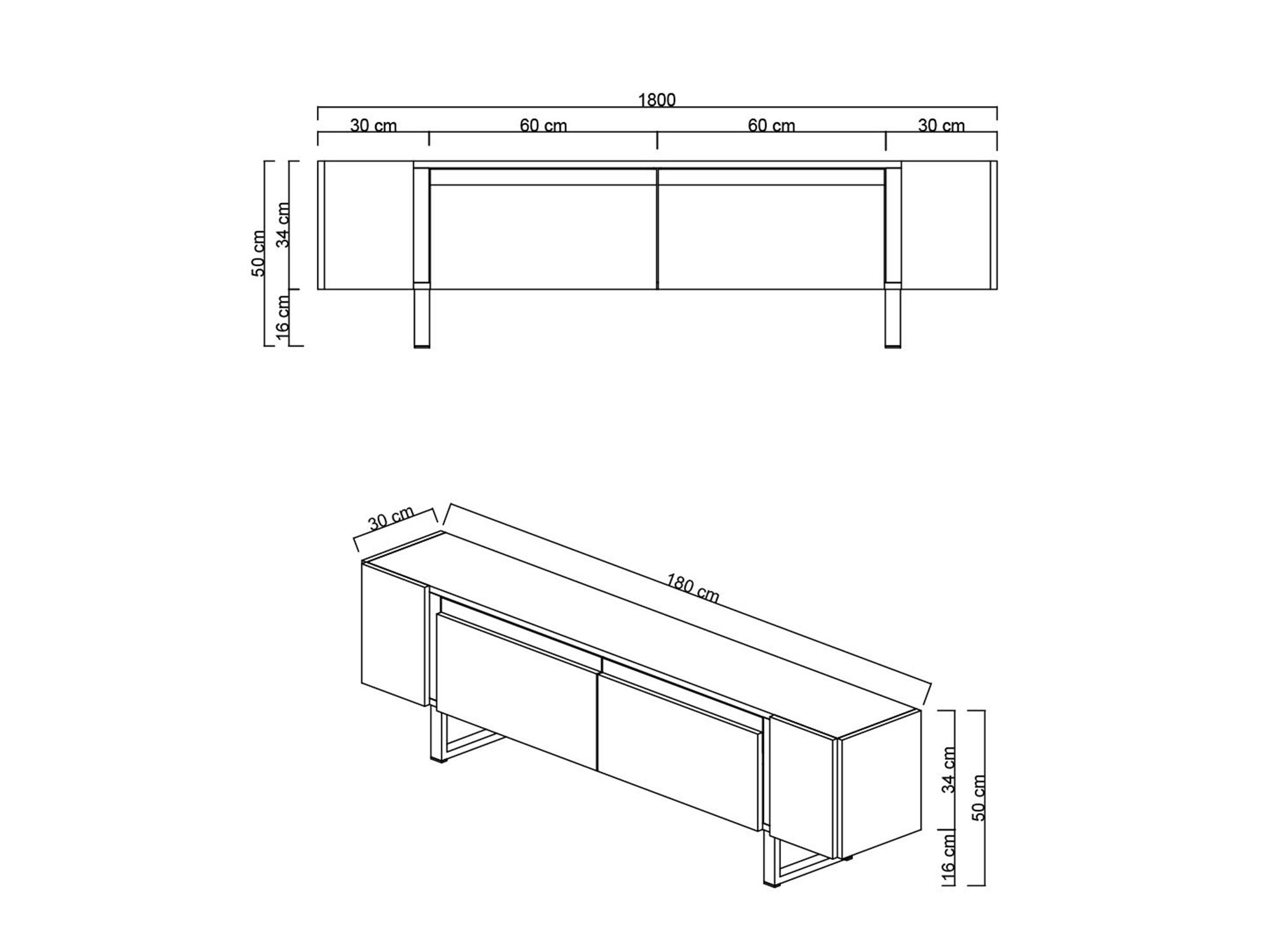 TV galds Kailua 2670 (Balts)