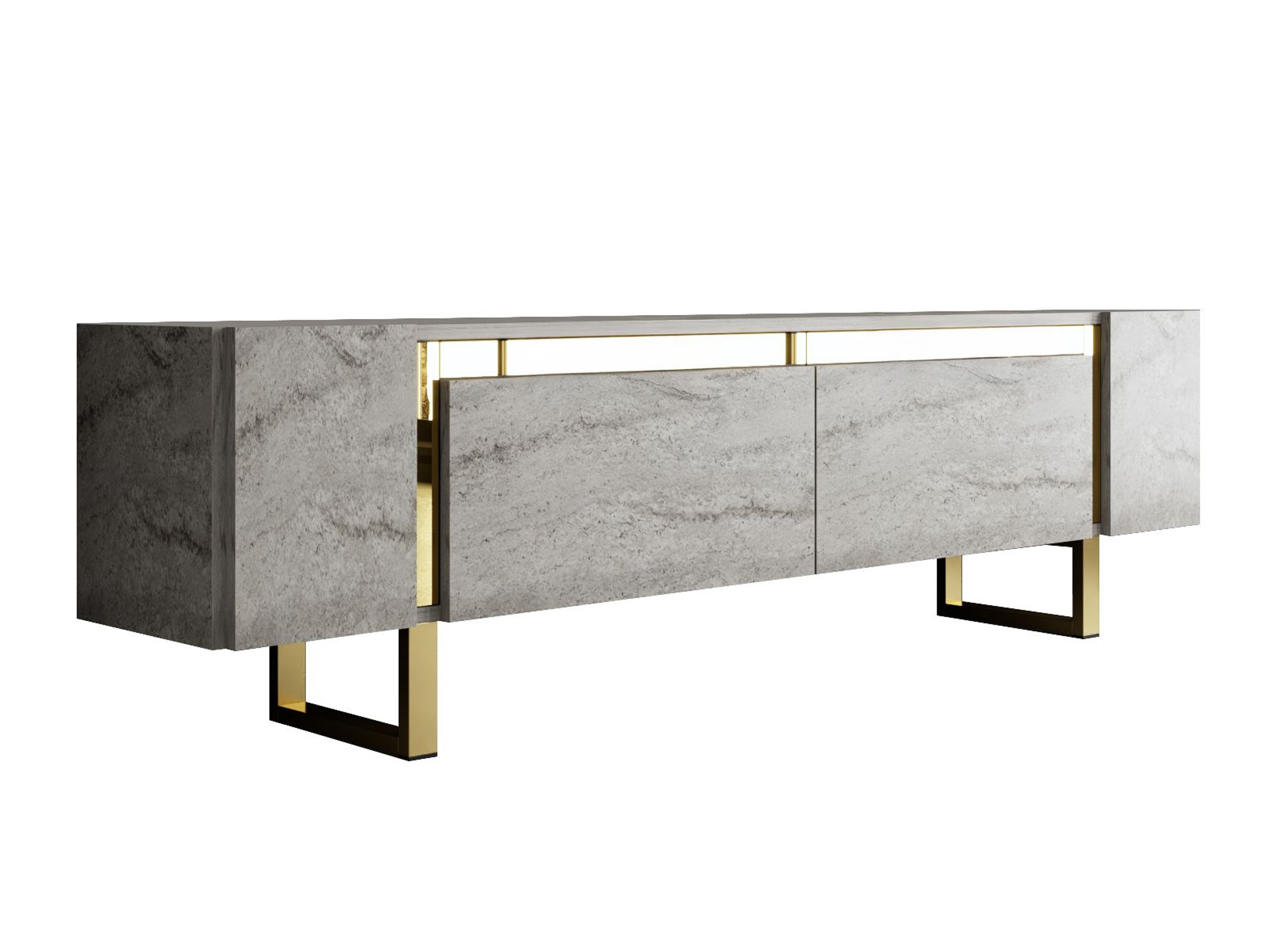 TV galds Kailua 2670 (Gaišs travertīns)