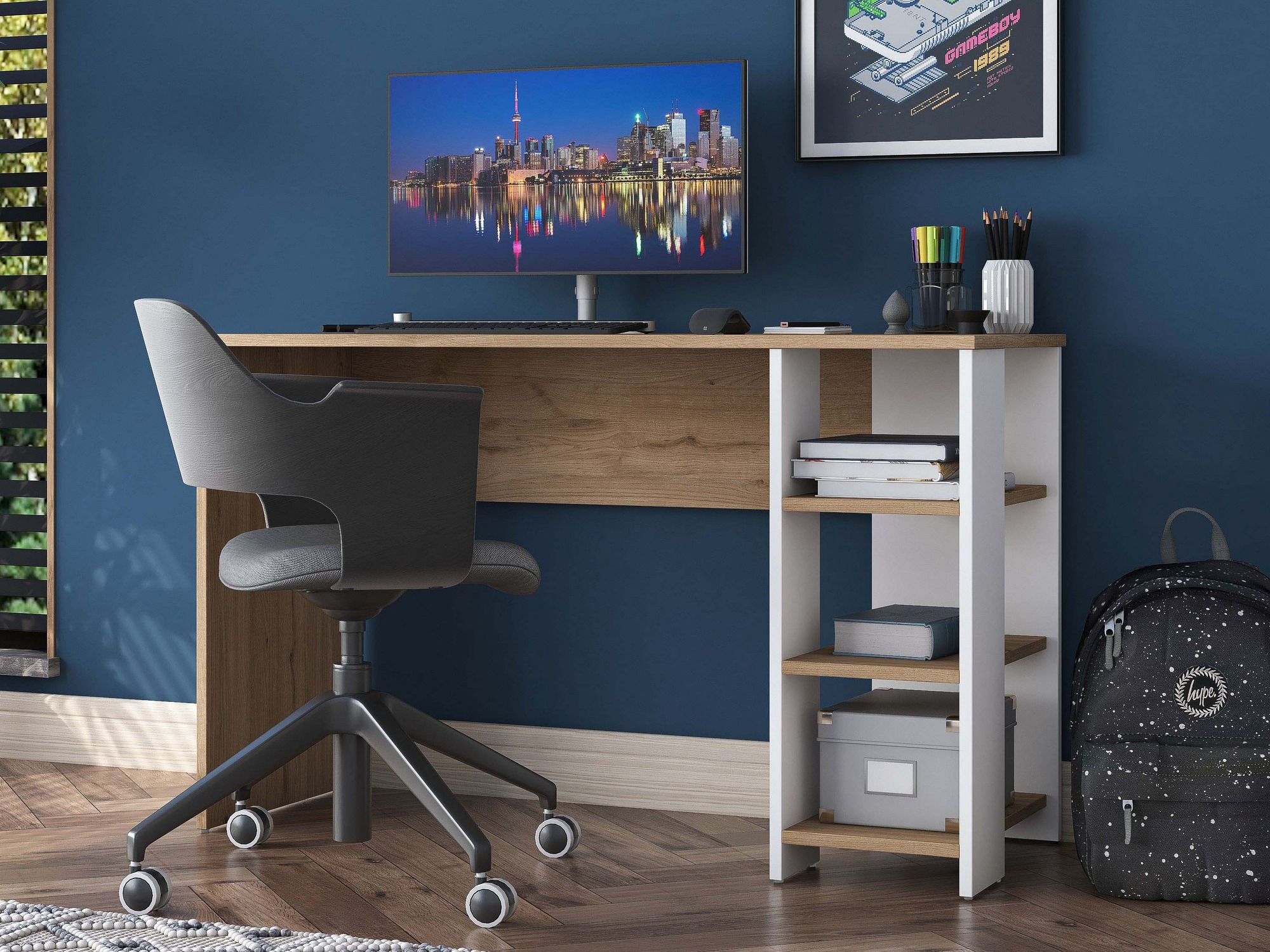 Rakstāmgalds Catdelu 109 (Balts + Riekstkoks)