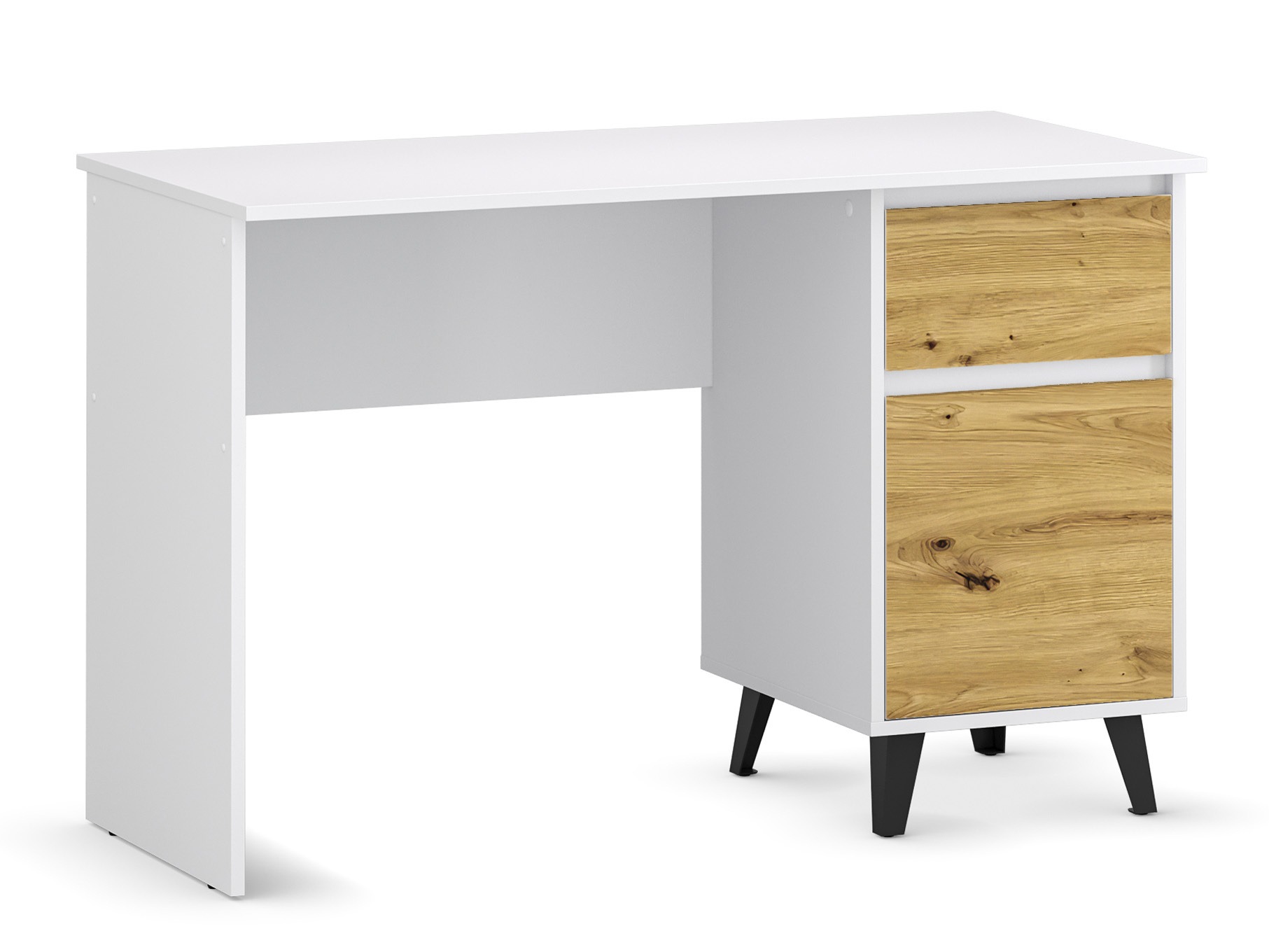 Rakstāmgalds Tetena 100 (Balts + Artisan ozols)