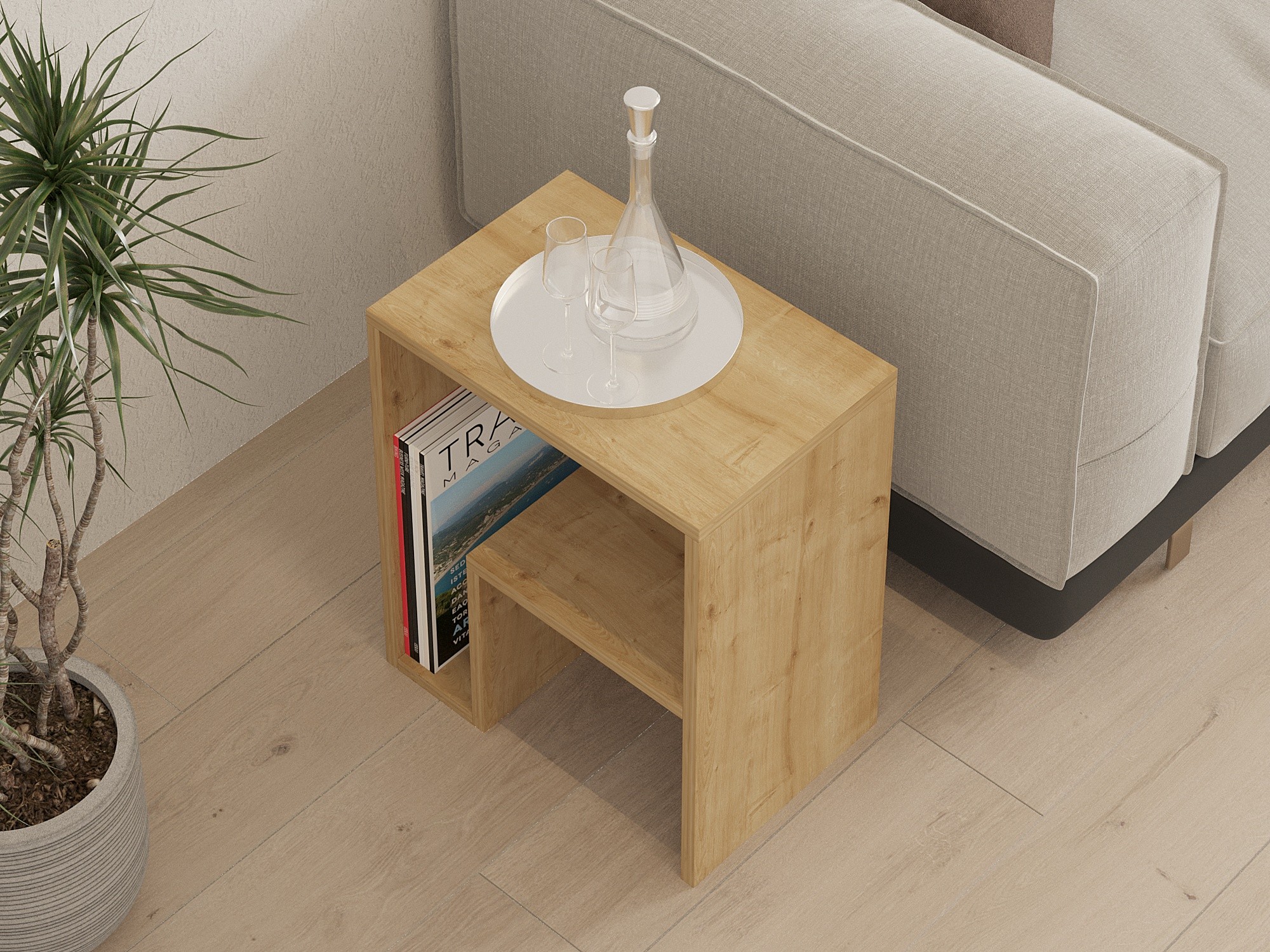 Kafijas galdiņš Kailua 2688 (Ozols)