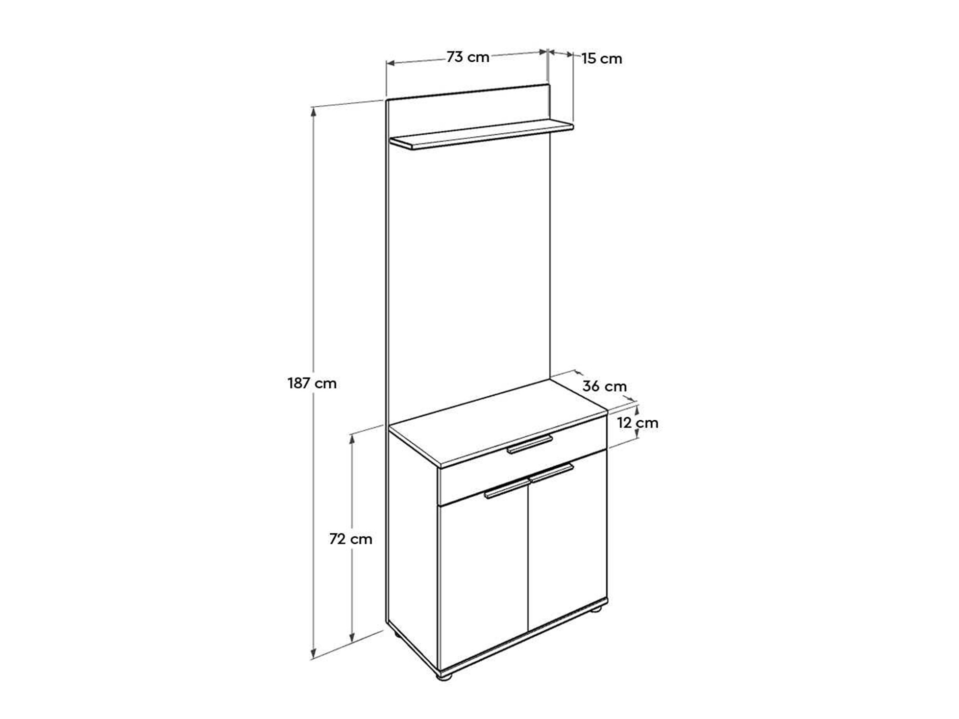 Priekšnama komplekts Kailua 2697