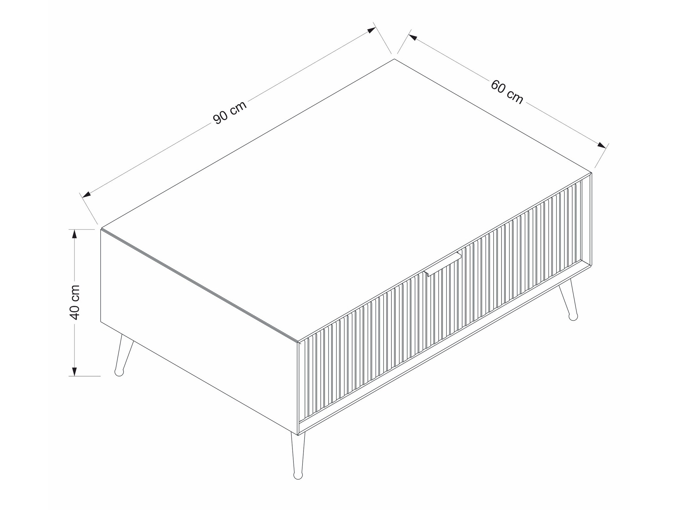 Žurnālu galdiņš Kailua 2692