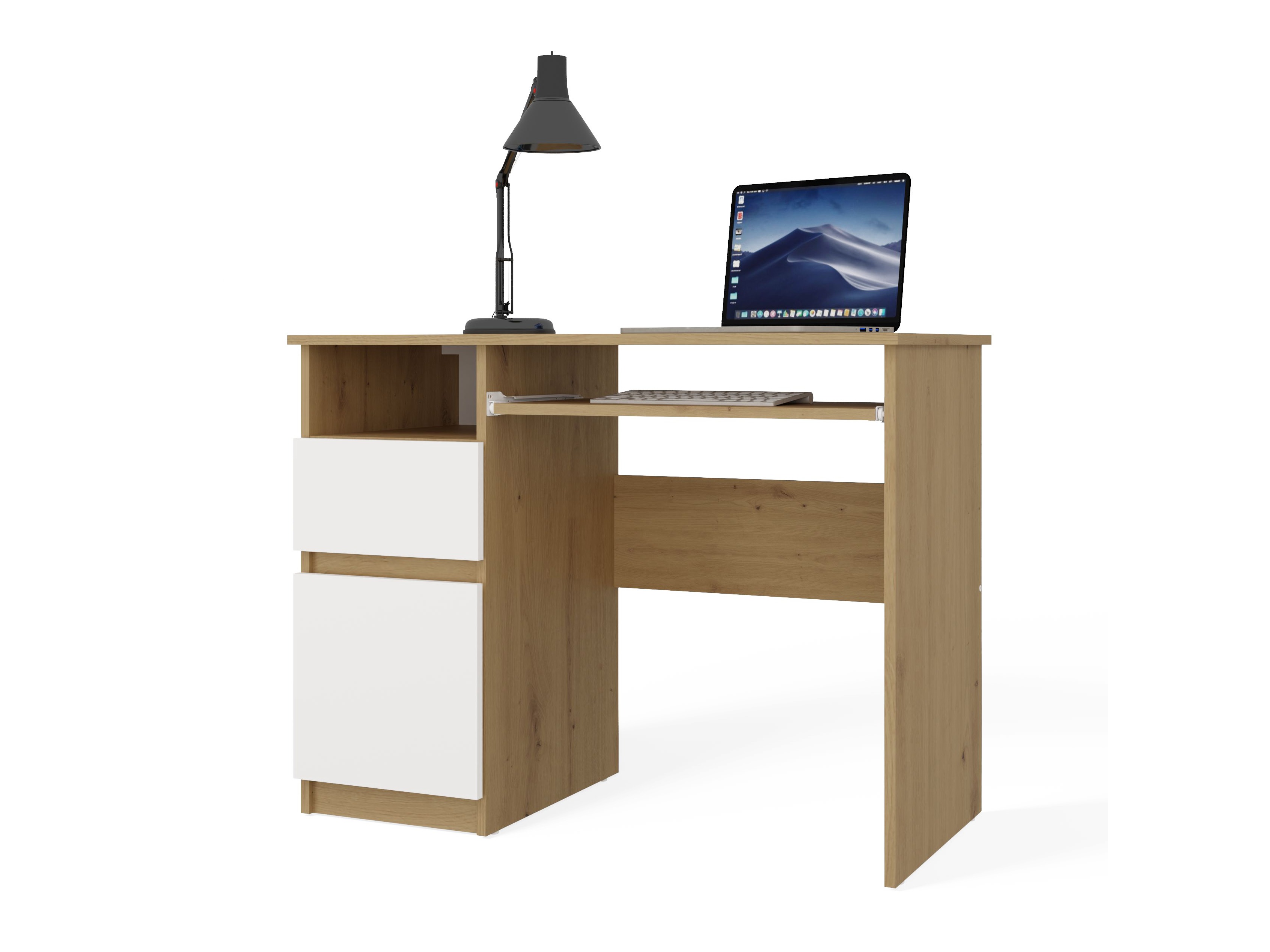 Rakstāmgalds Mandeville 269 (Artisan ozols + Balts)