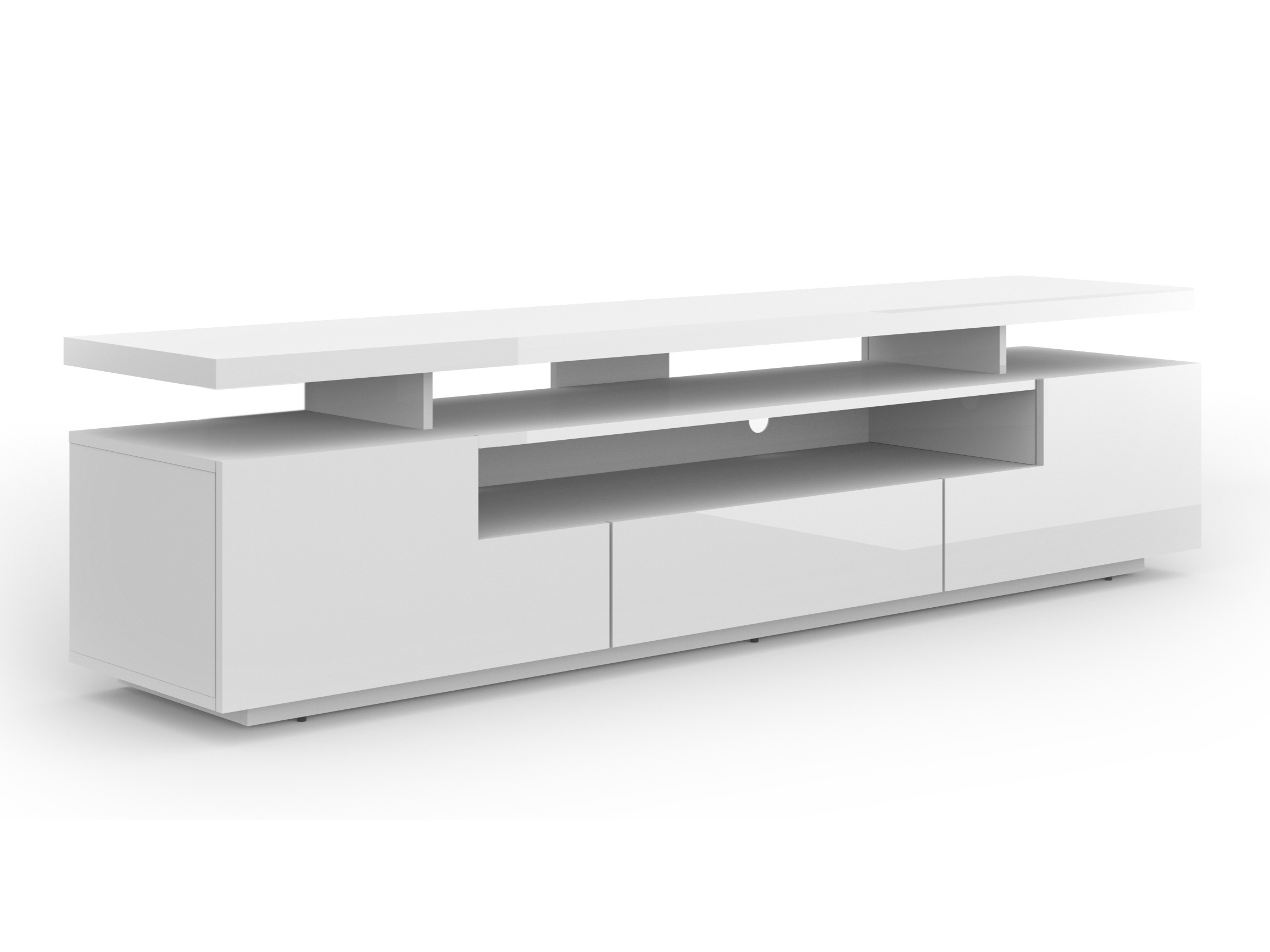 TV galds Buffalo 175 (Glancēts balts)