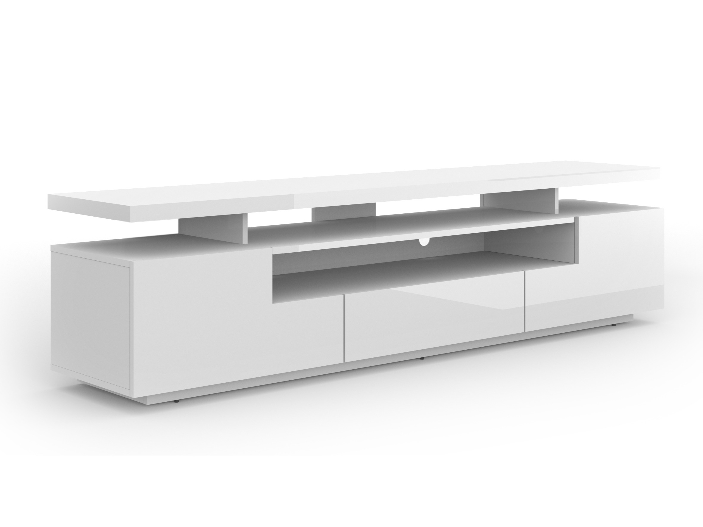 TV galds Buffalo 175 (Glancēts balts)