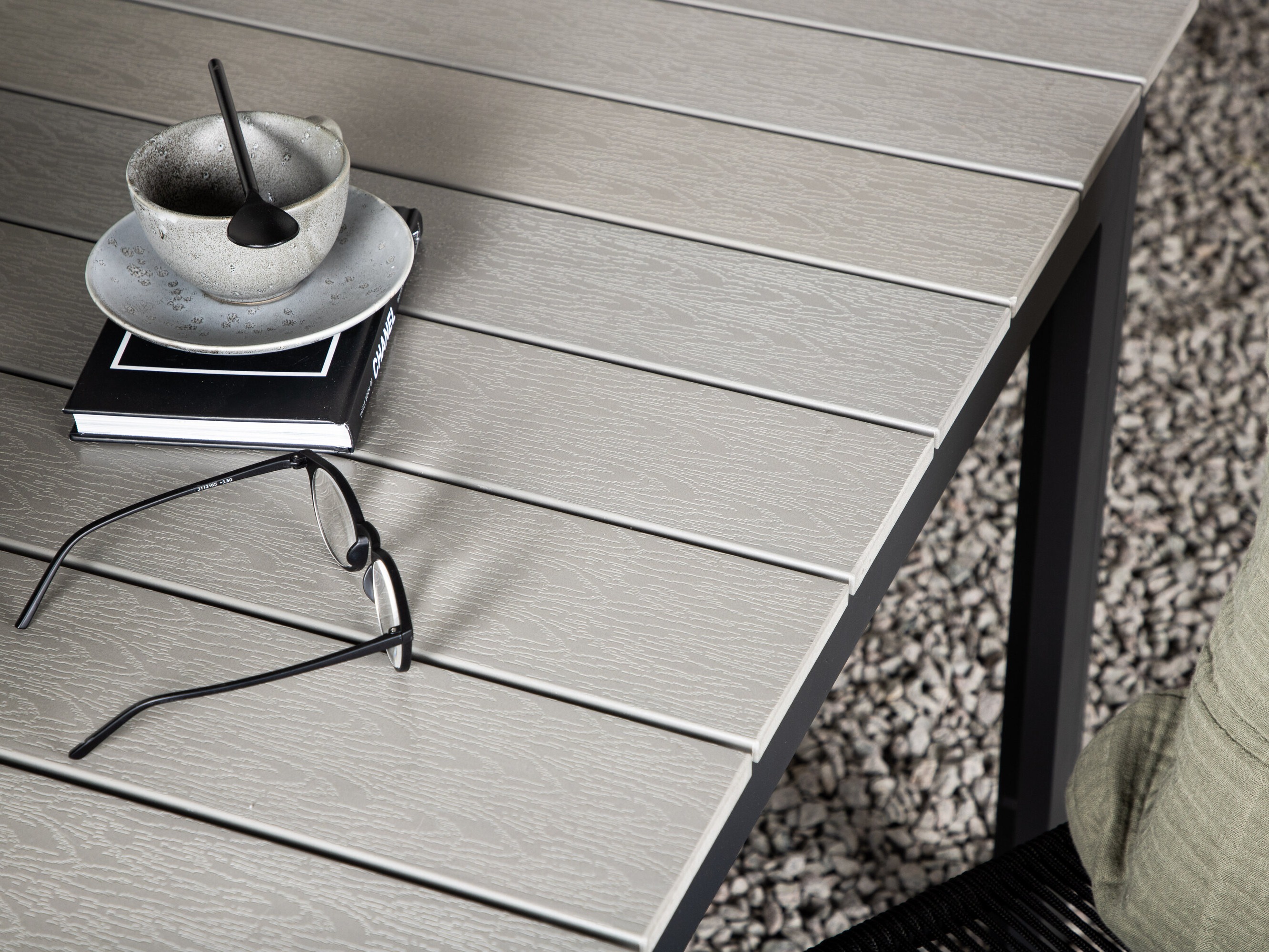 Galds un krēslu komplekts Dallas 3506 (Pelēks)