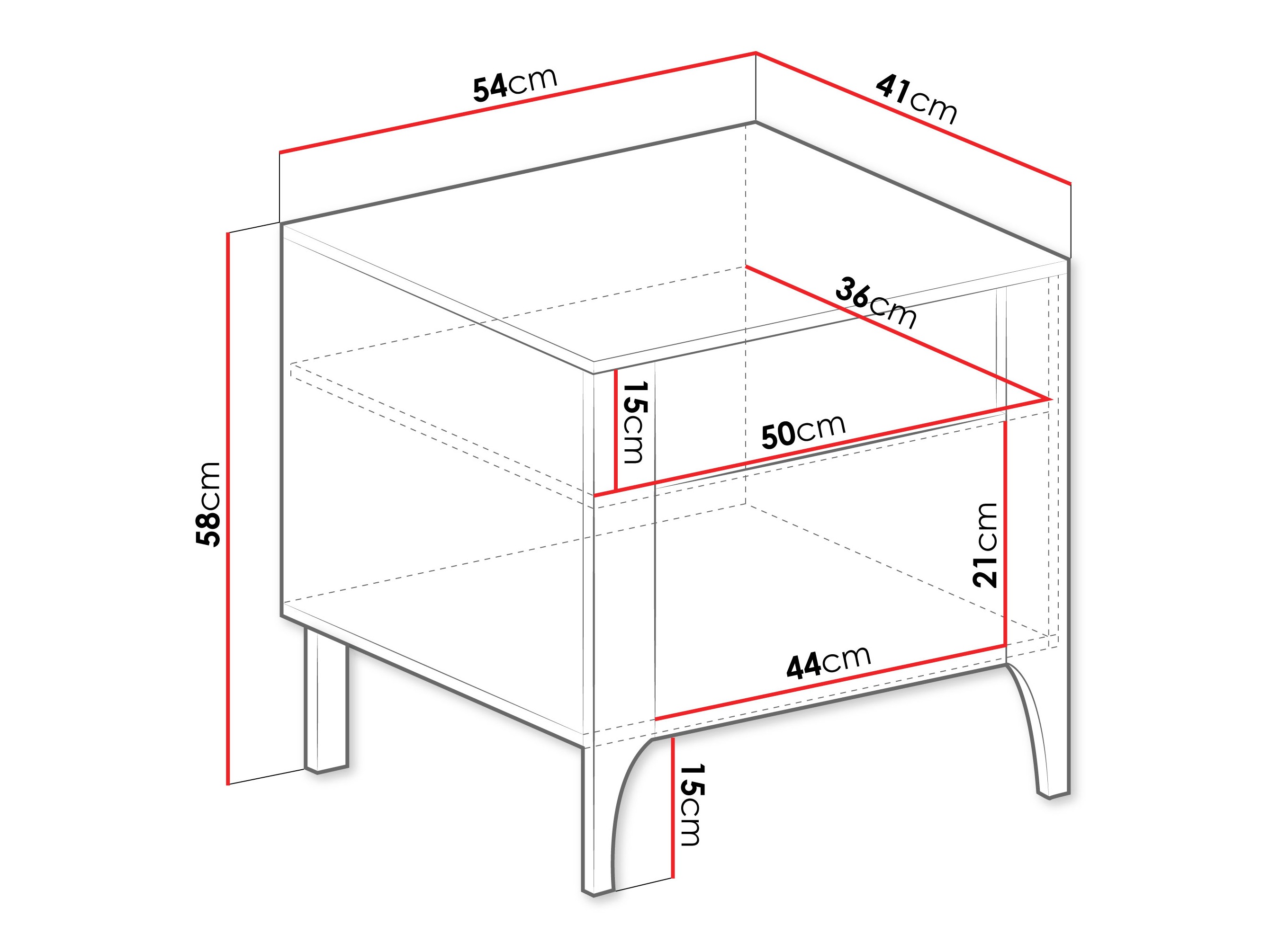 Naktsgaldiņš Mavtoru 110 (Melns)
