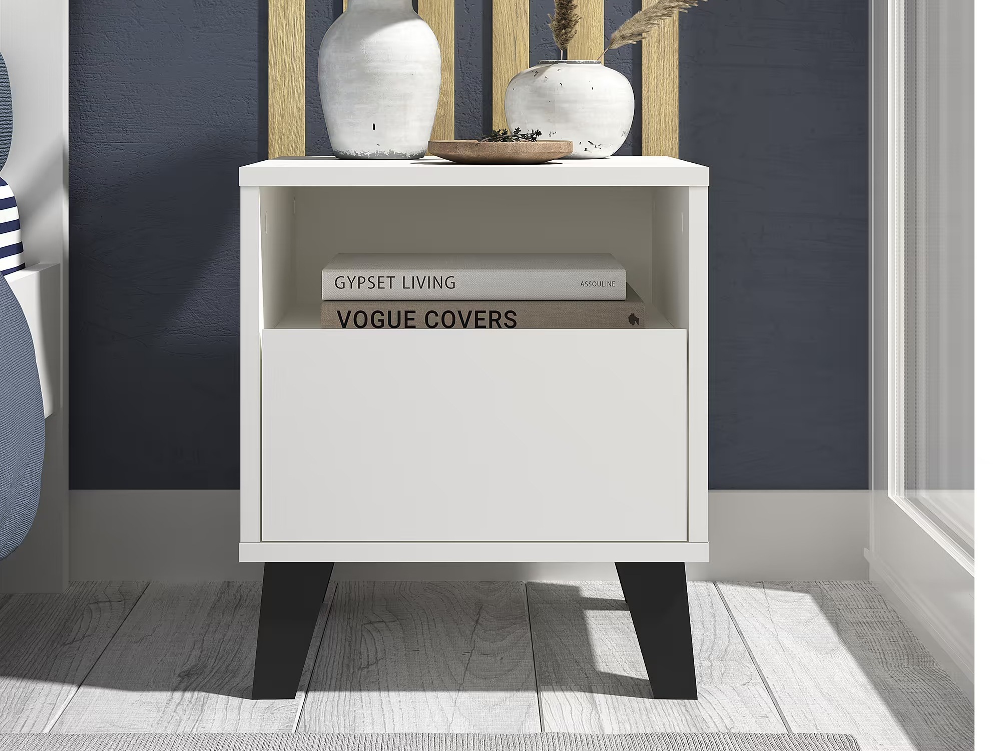 Naktsgaldiņš Tetena 105 (Balts)