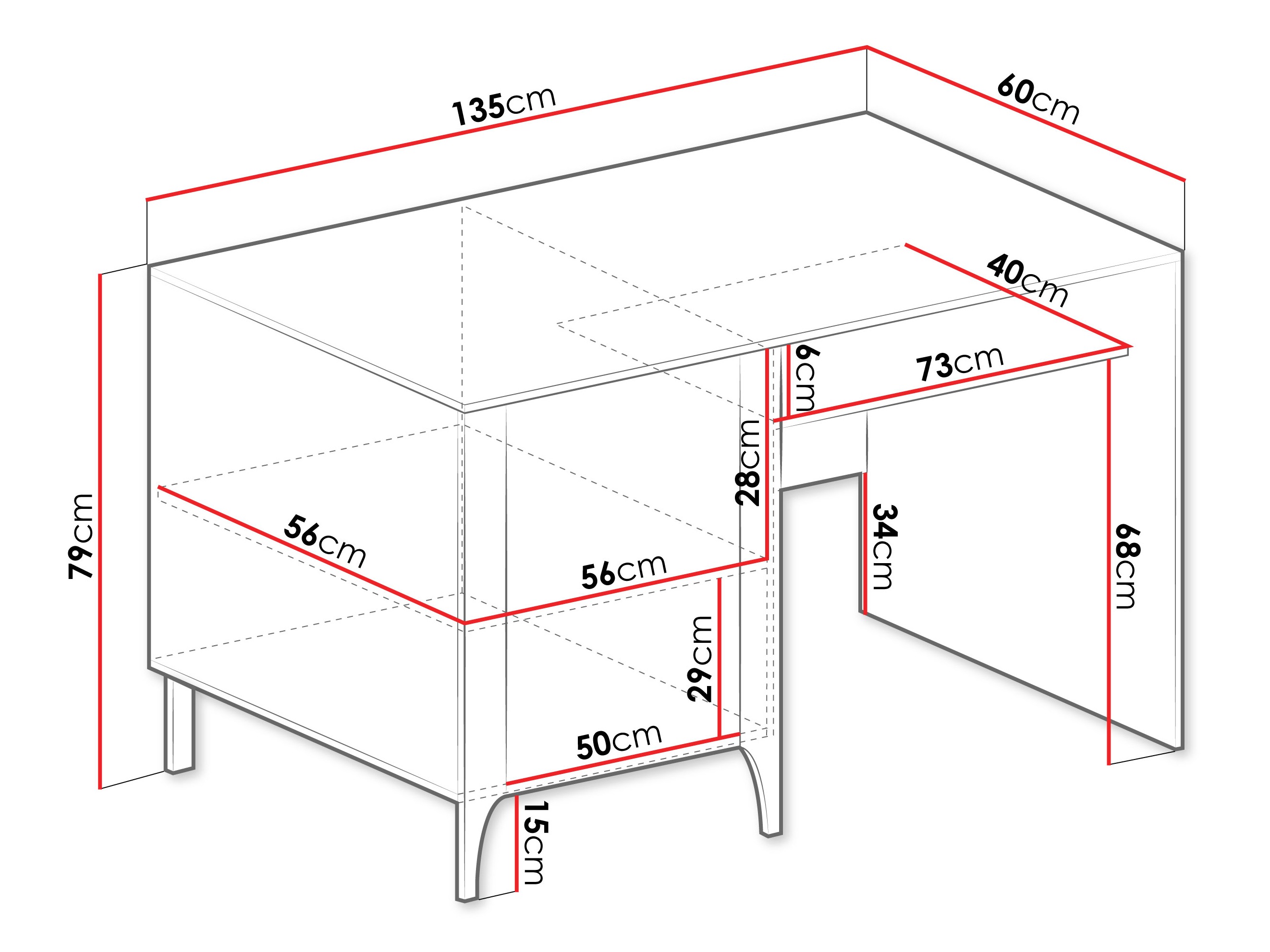 Rakstāmgalds Mavtoru 108 (Melns)
