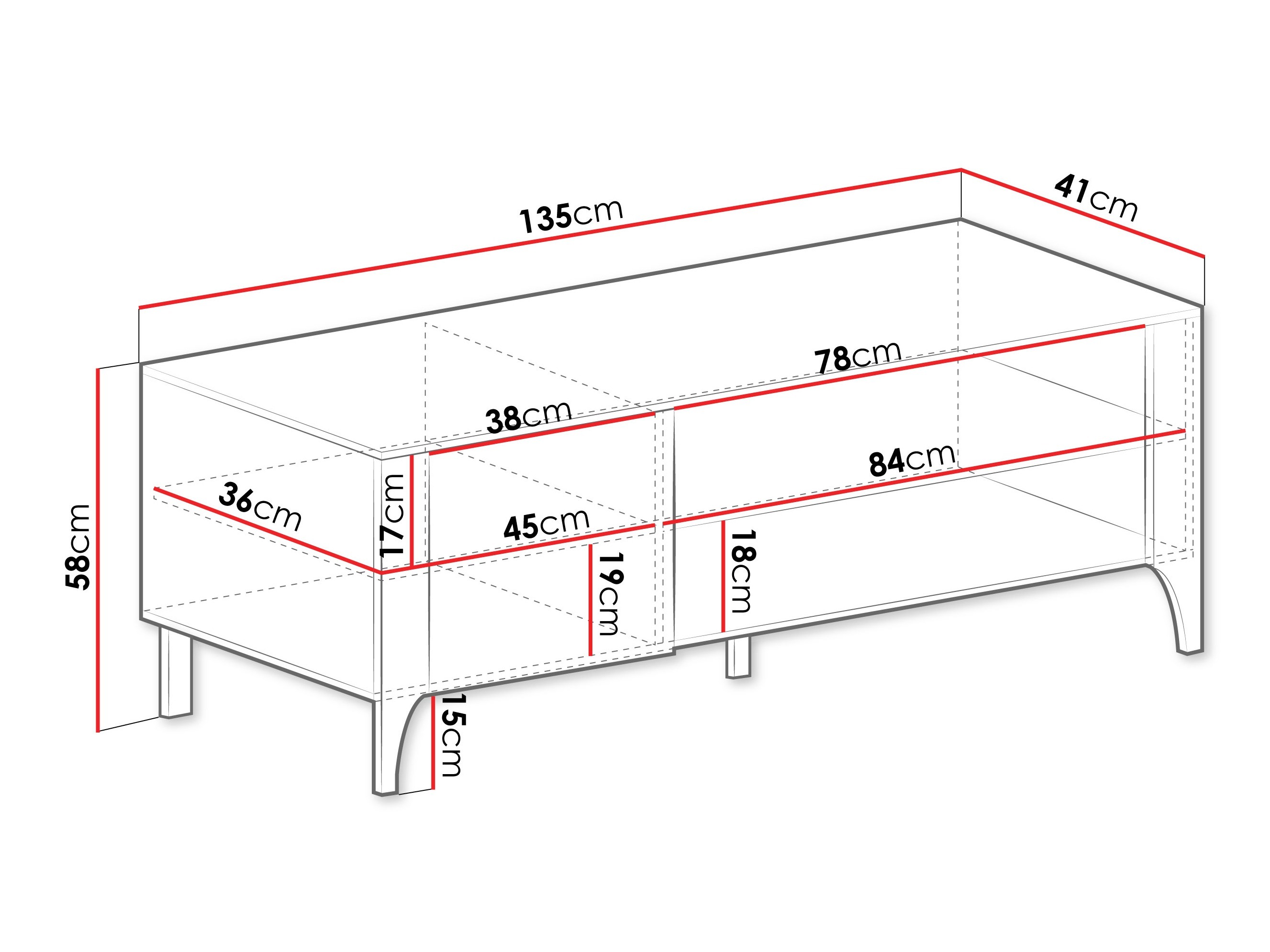 TV galds Mavtoru 107 (Melns)