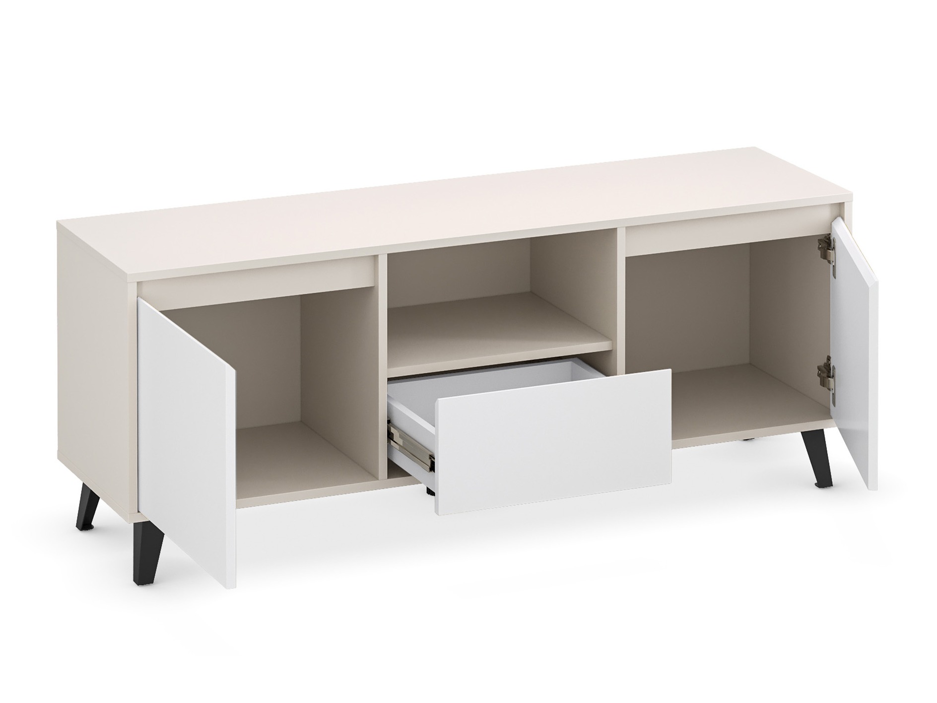 TV galds Tetena 106 (Kašmirs + Balts)
