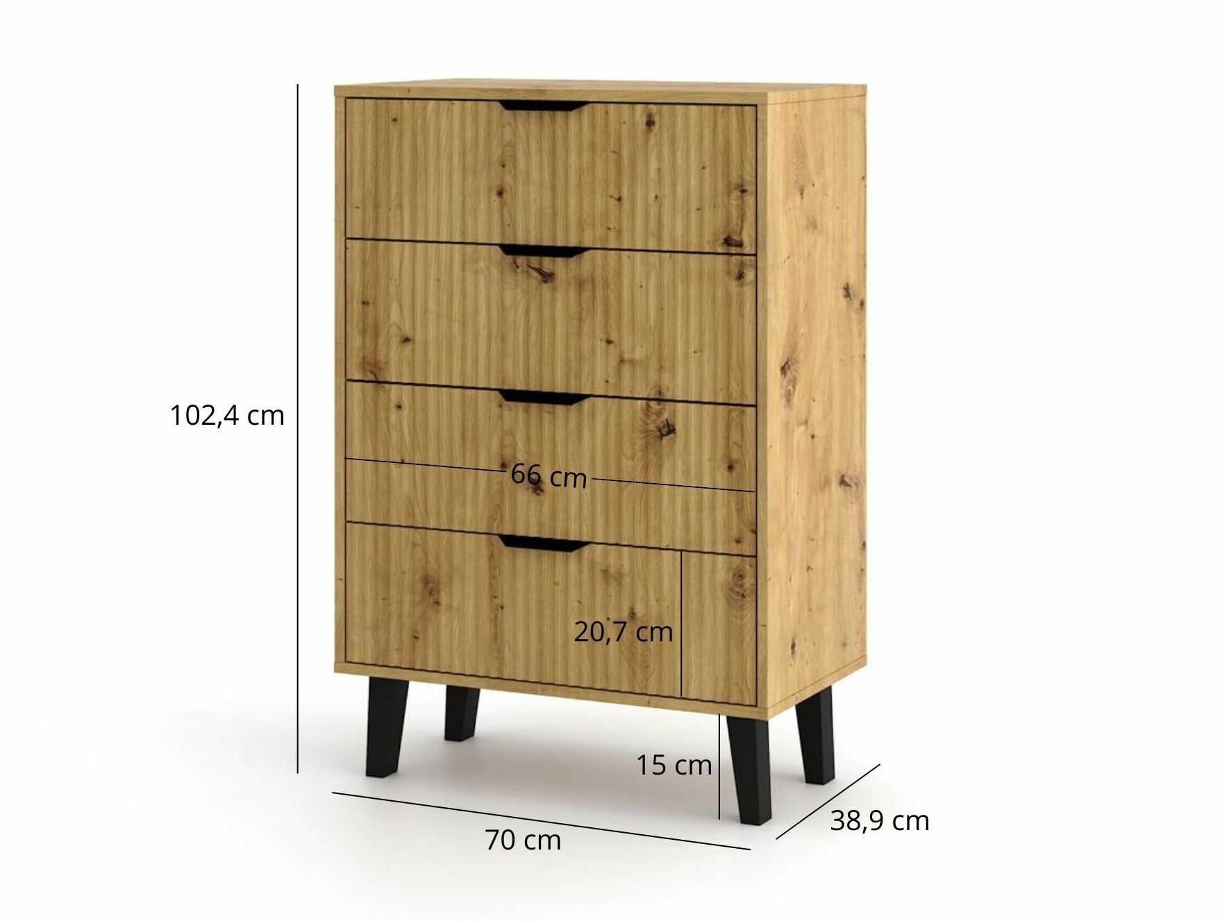 Kumode Dorophu 102 (Artisan ozols)