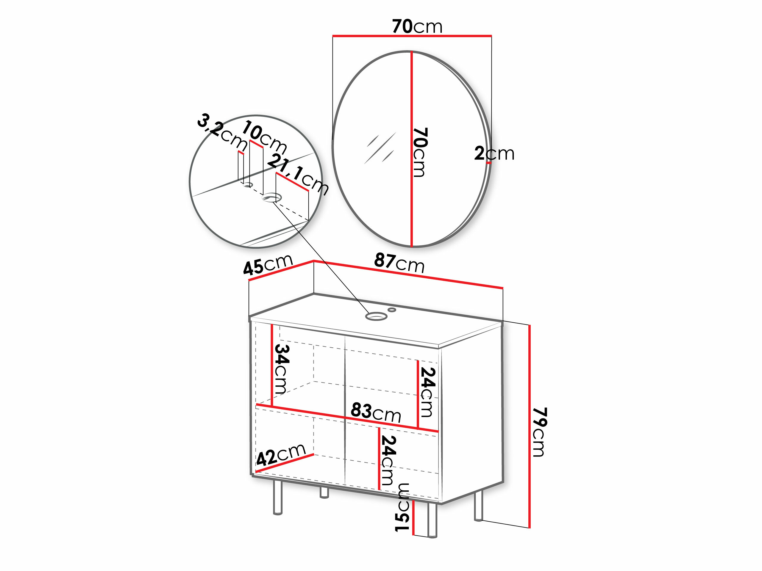 Vannas komplekts Decus I (Kašmirs)