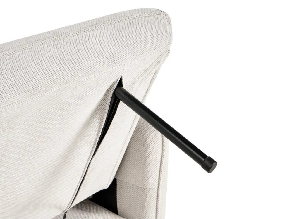 Dīvāns gulta Berwyn 2908 (Balts)