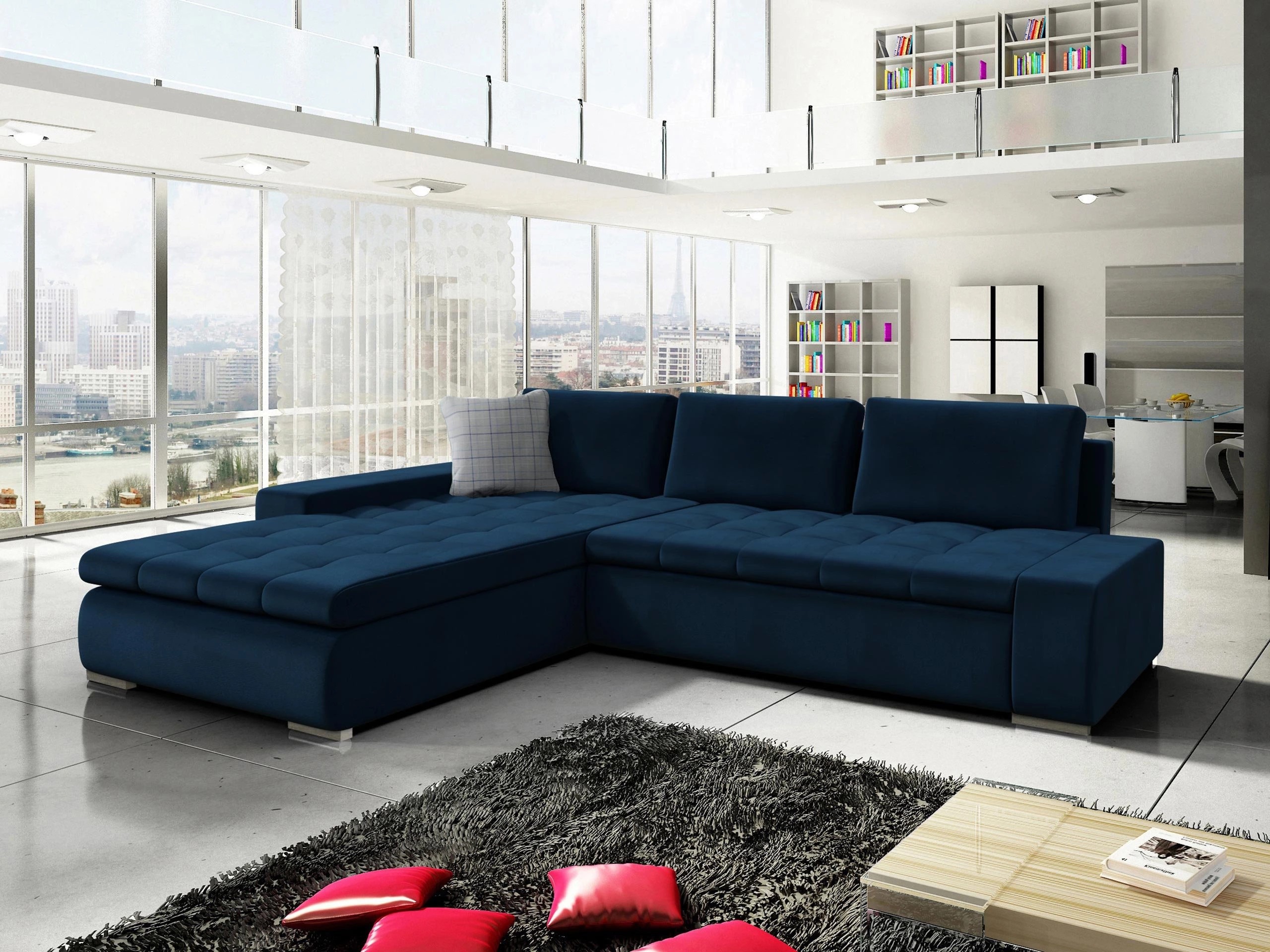 Stūra dīvāns Comfivo Nitor II (Kronos 09 + Senegal 818)