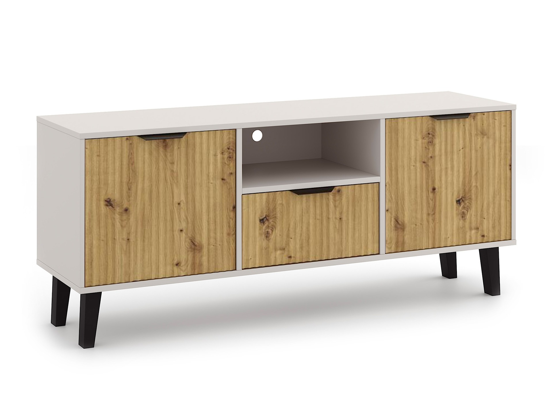 TV galds Dorophu 104 (Kašmirs + Artisan ozols)