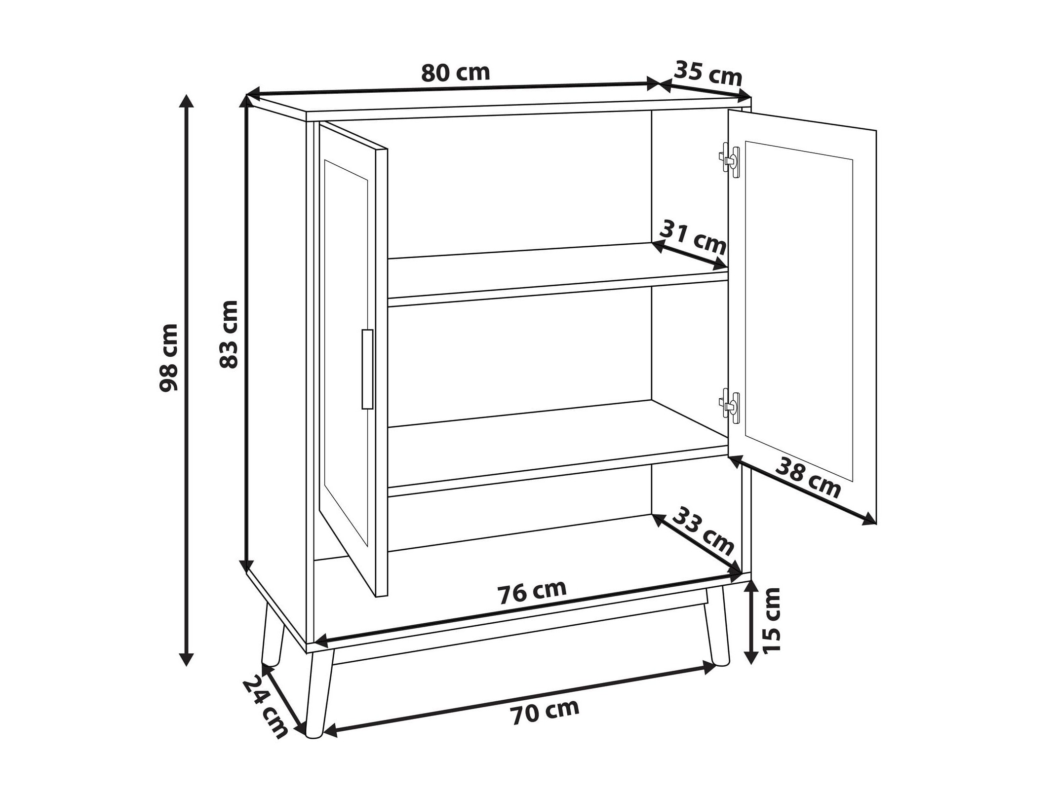 Apavu plaukts Berwyn 2911