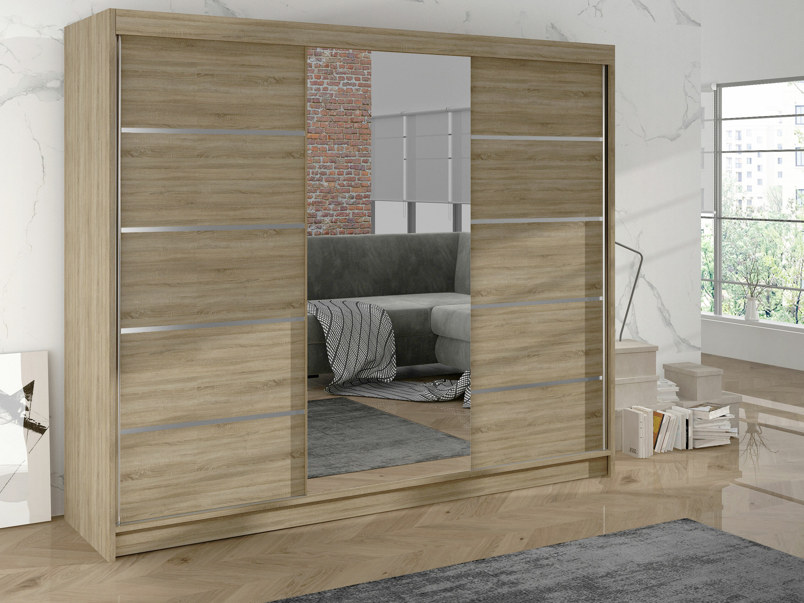 Skapis Closico Durion IV (Sonomas ozols)