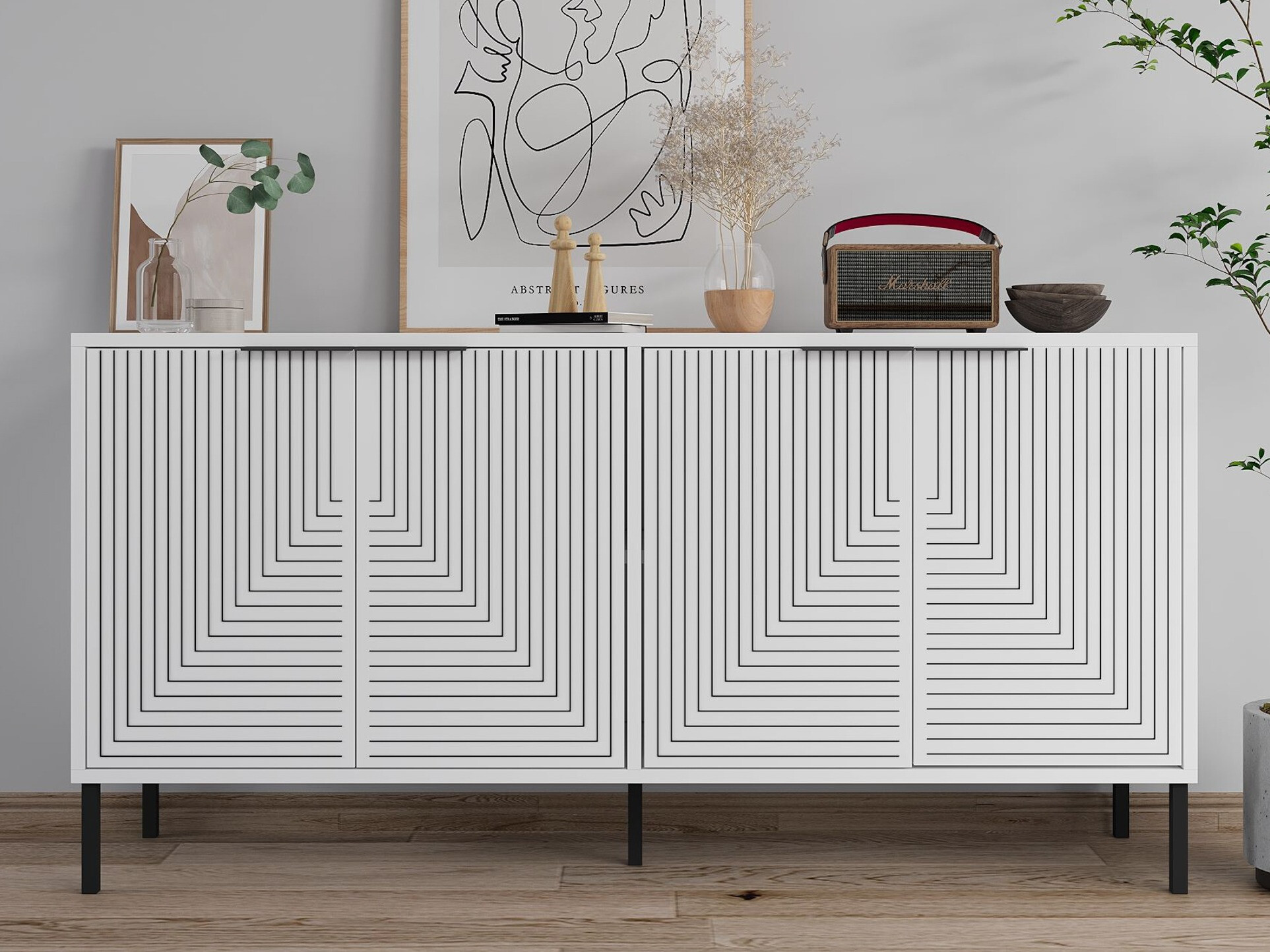 Skapis Kailua 2704 (Balts)