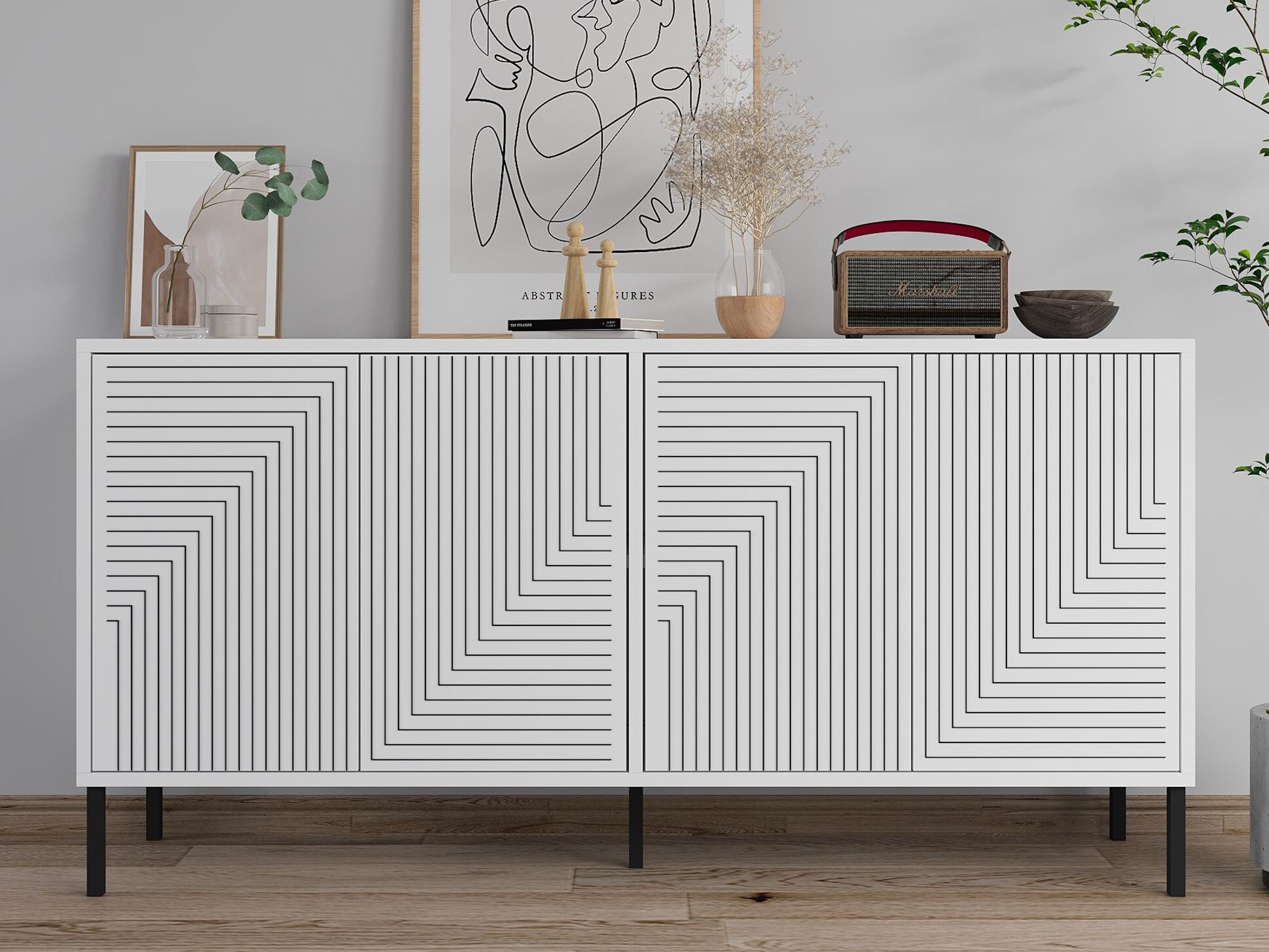 Skapis Kailua 2707 (Balts)