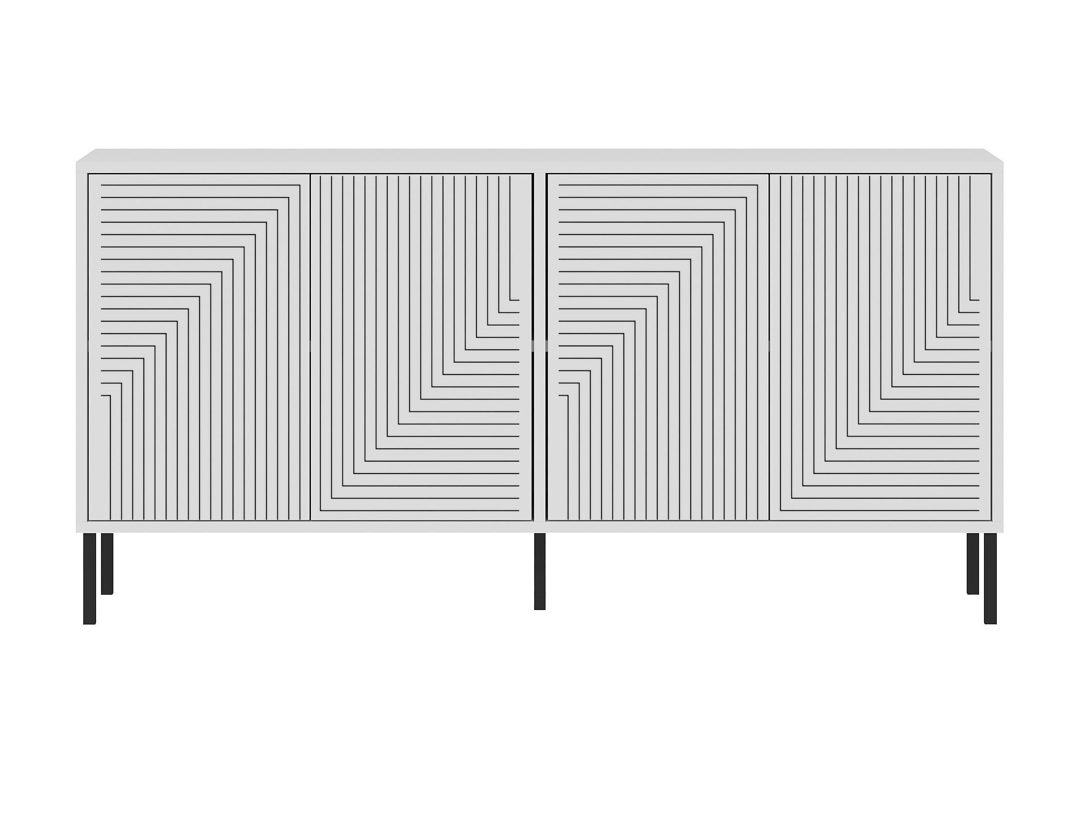 Skapis Kailua 2707 (Balts)