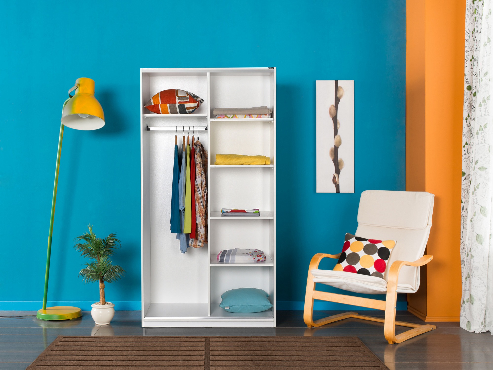 Skapis Kailua 2708 (Balts)