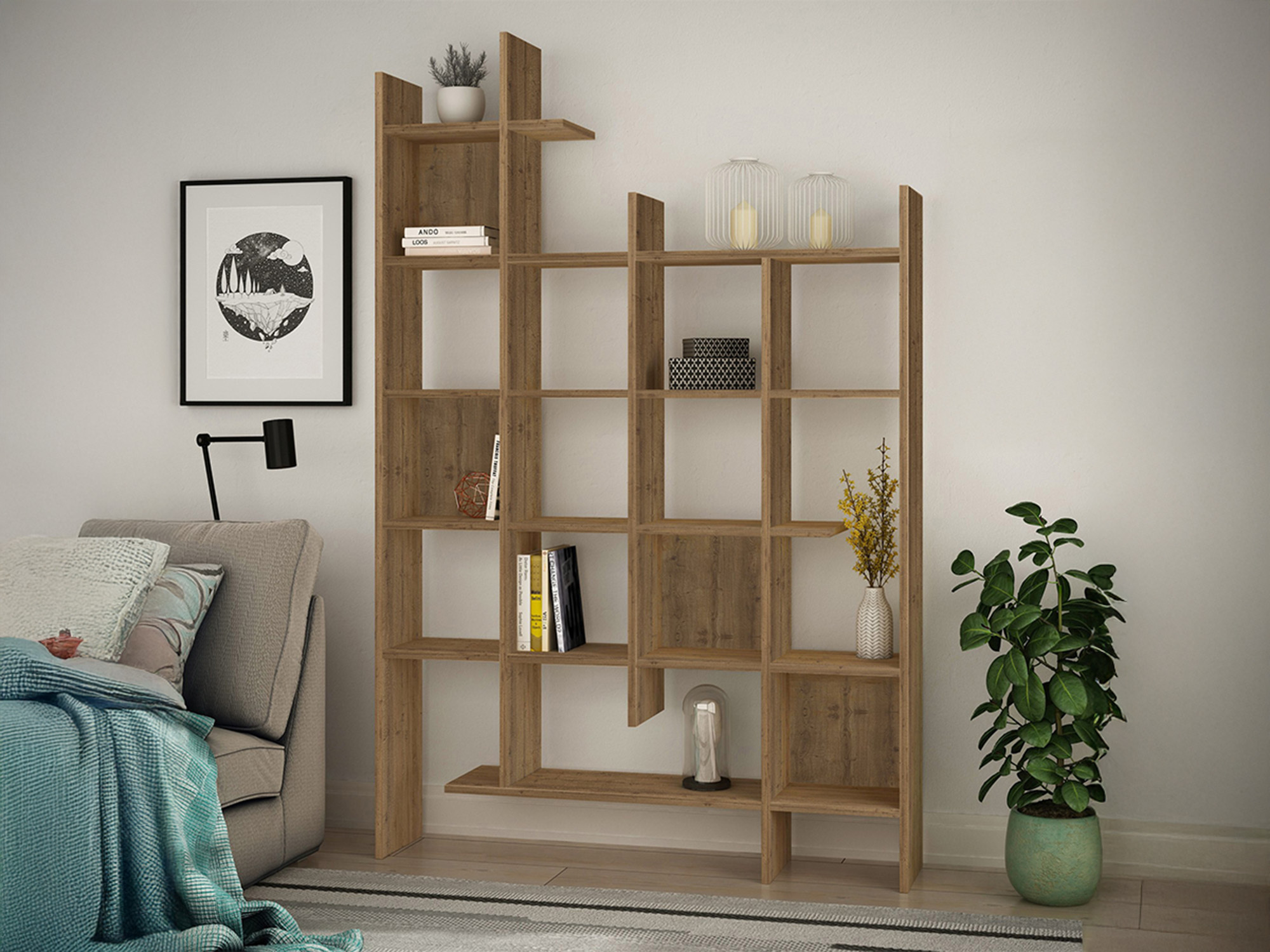 Plaukts Kailua 2710 (Tumšs koks)