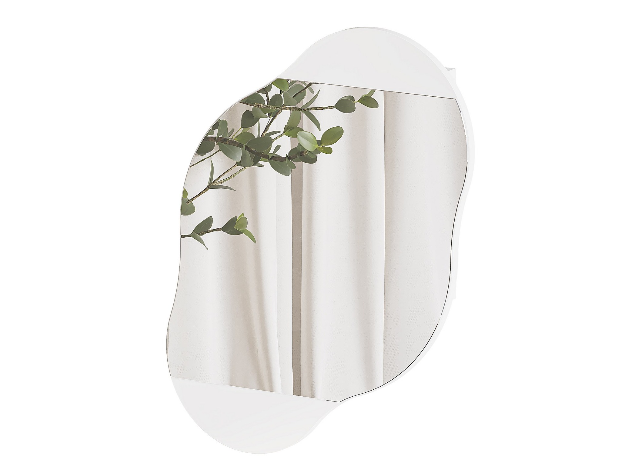 Vannas istabas skapis ar spoguli Kailua 2711 (Balts)