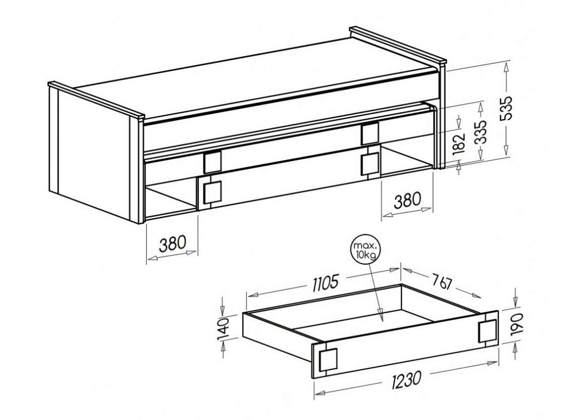 Gulta Elmenou 115 (Balts + Antracīts)