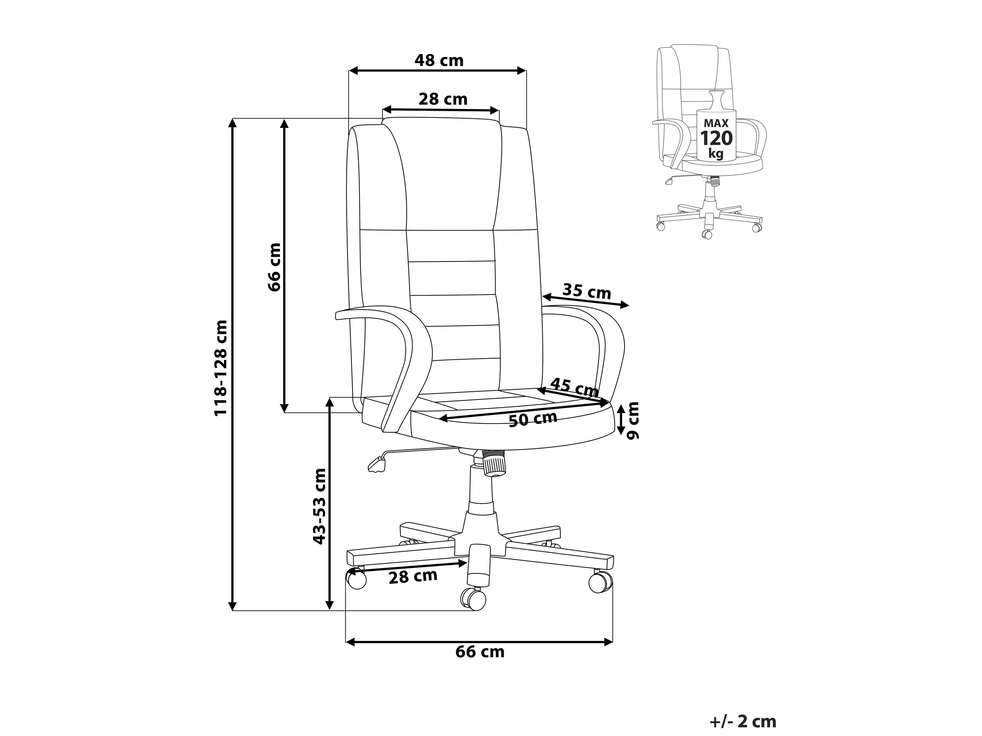 Biroja krēsls Berwyn 855 (Bēšs)