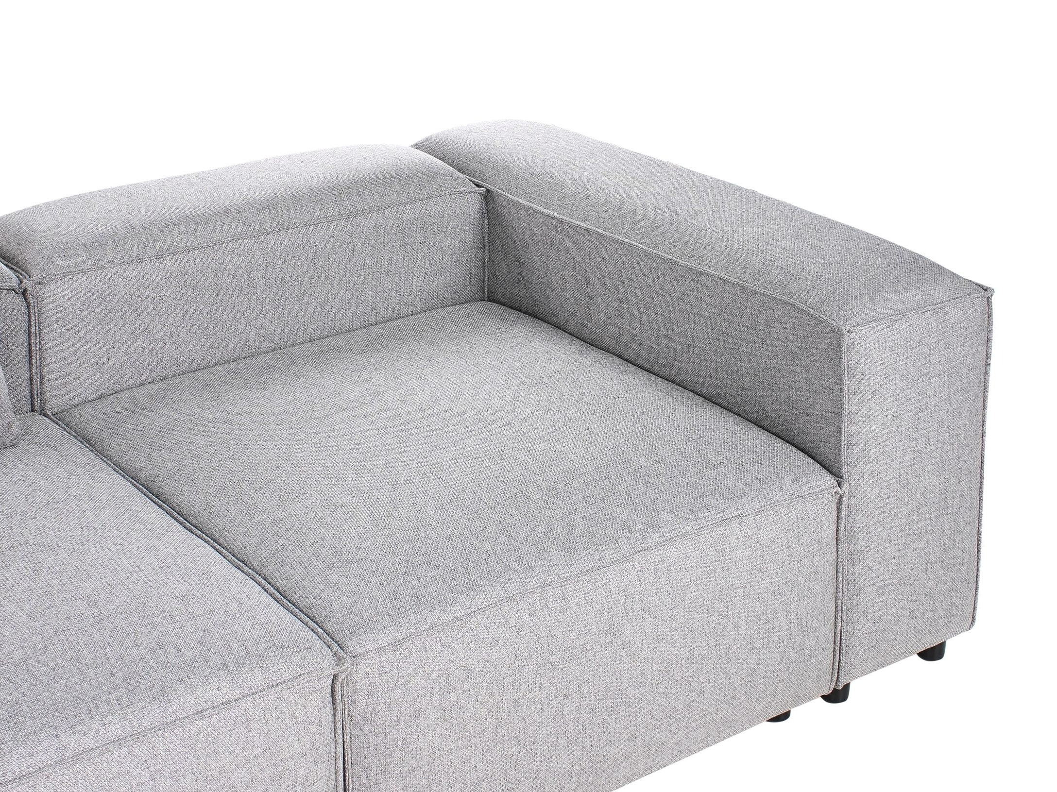 Moduļu stūra dīvāns Avialu 100 (Pelēks)