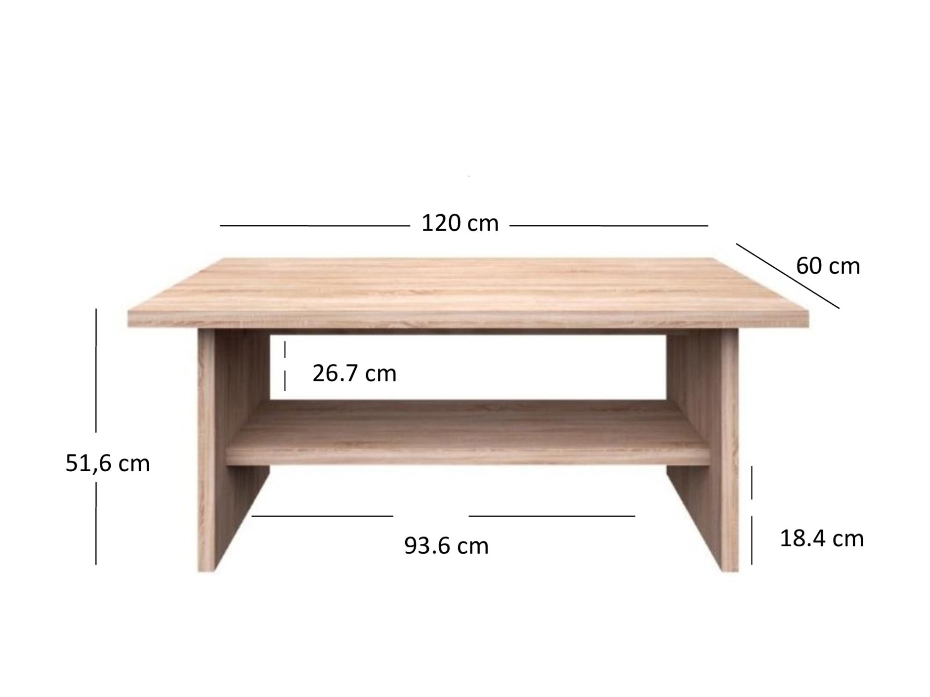 Žurnālu galdiņš Vesetre 107