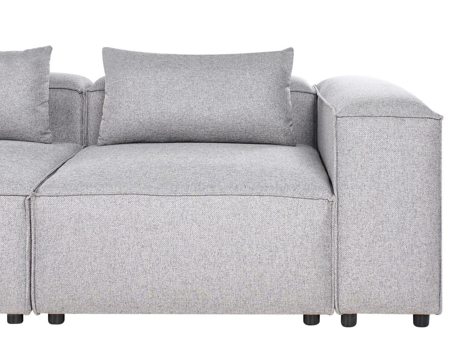 Moduļu stūra dīvāns Avialu 100 (Pelēks)